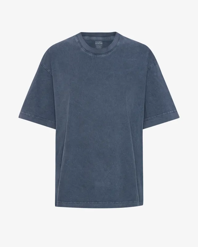 Oversized Organic T-Shirt - Neptune Blue sold by Colorful Standard