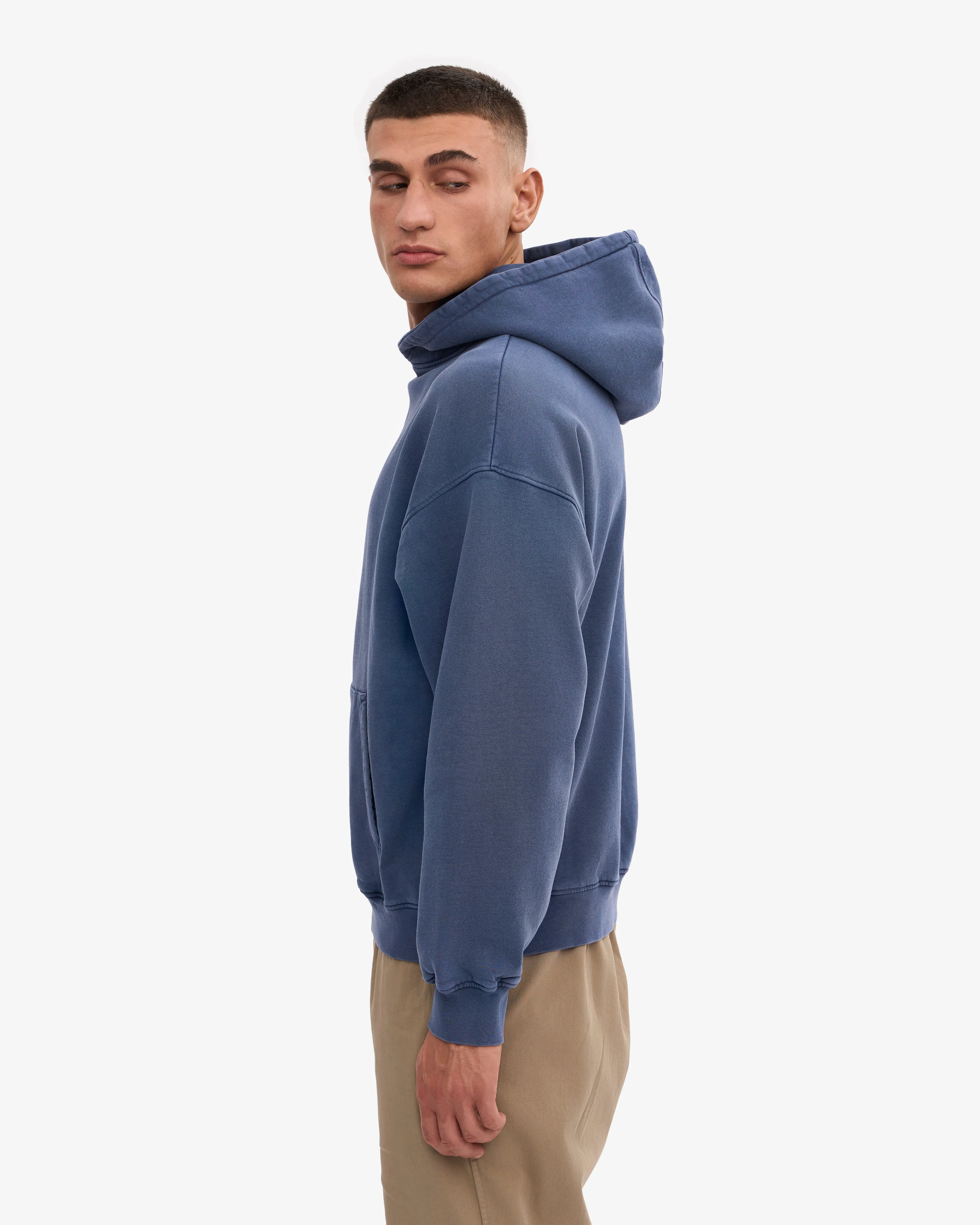 Organic Oversized Hood - Neptune Blue sold by Colorful Standard product image thumbnail 3