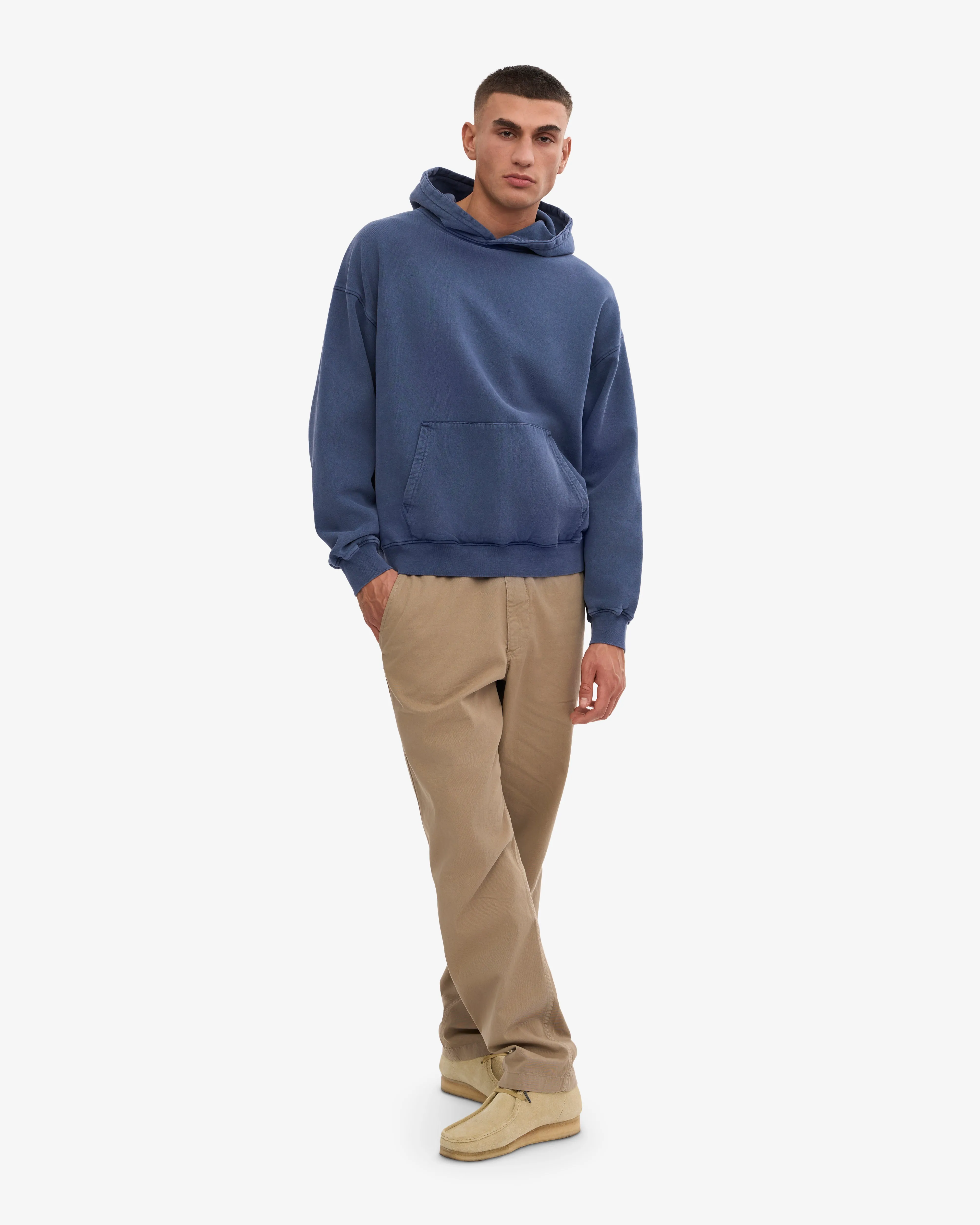 Organic Oversized Hood - Neptune Blue sold by Colorful Standard product image thumbnail 5