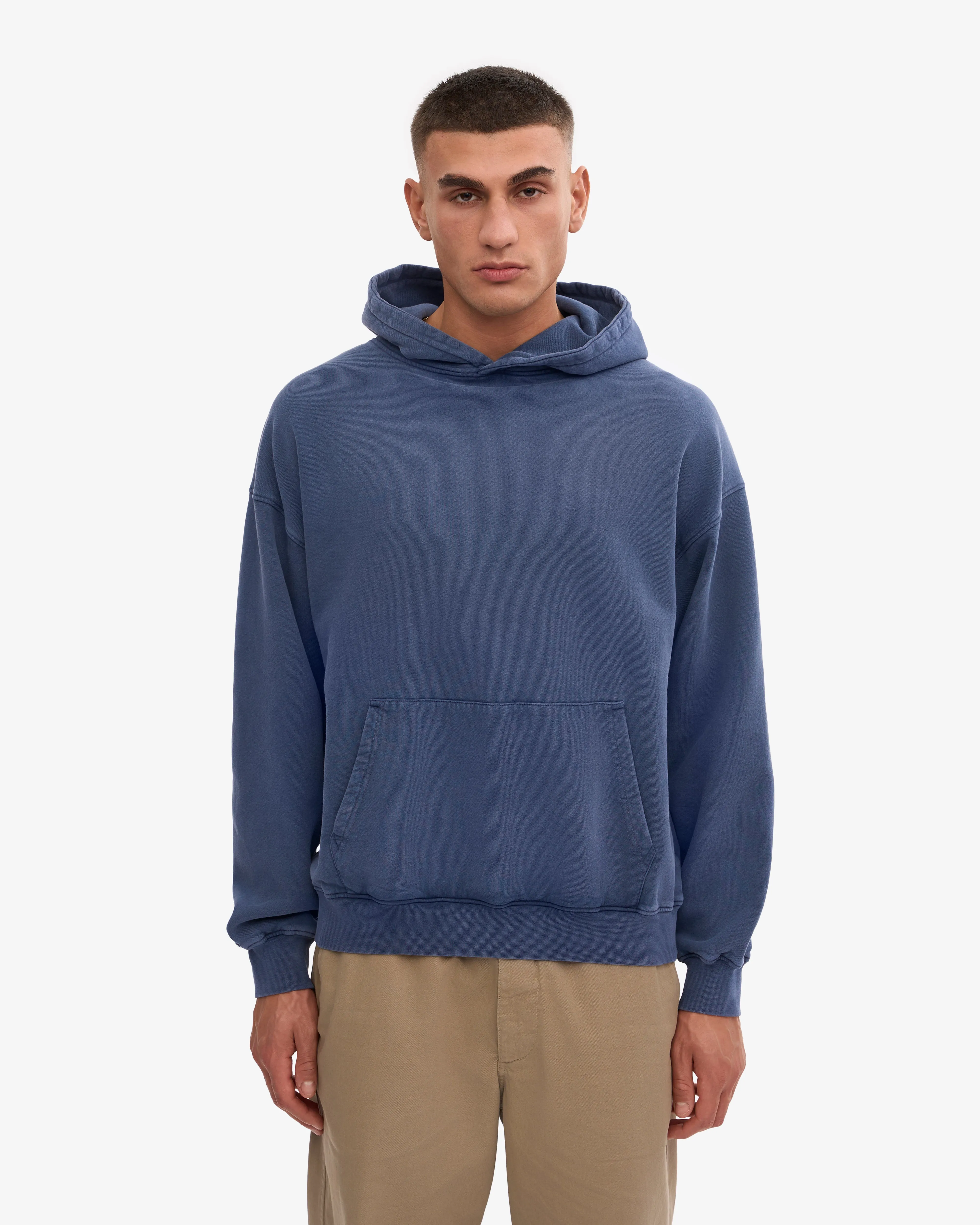 Organic Oversized Hood - Neptune Blue sold by Colorful Standard product image thumbnail 2