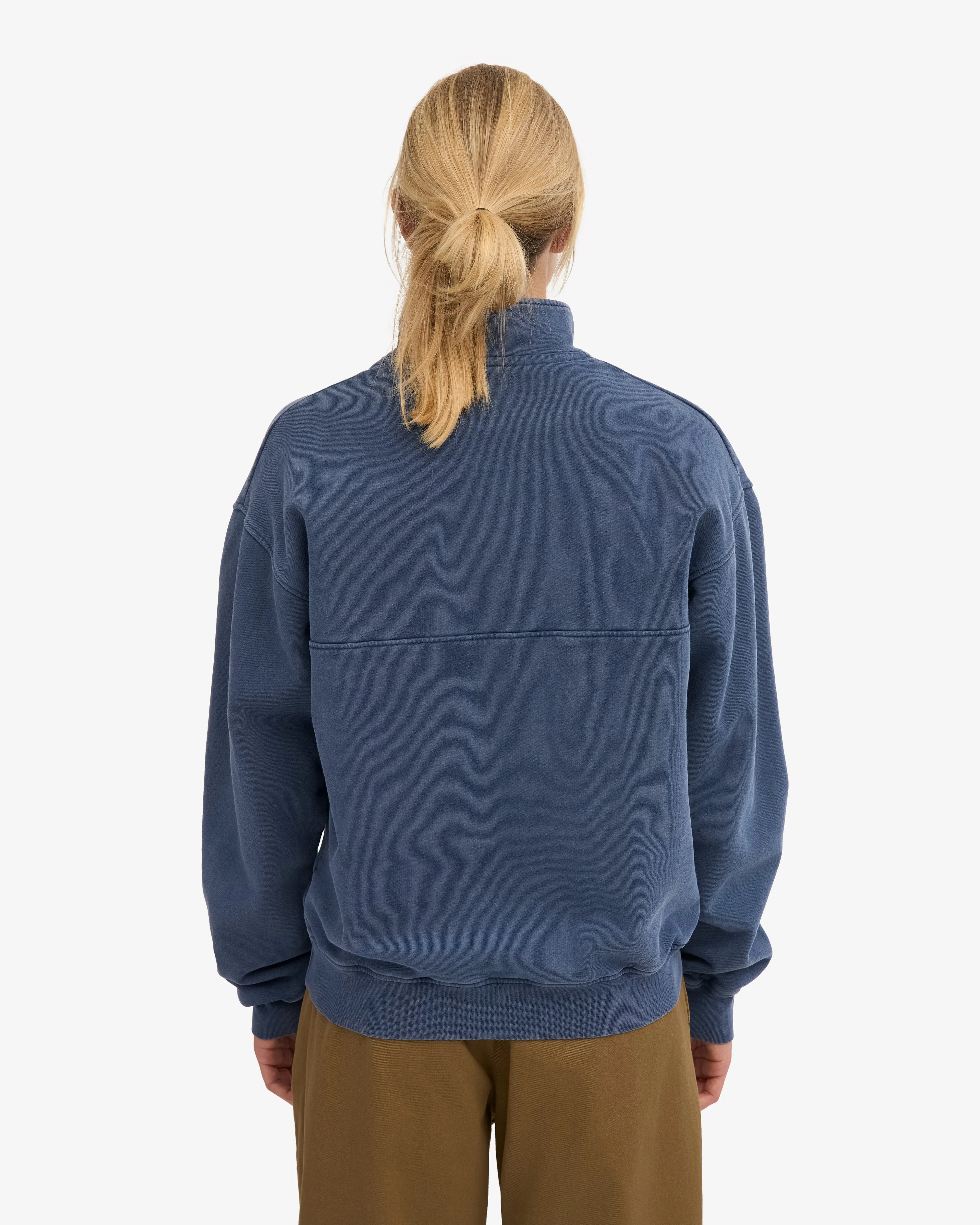 Organic Quarter Zip - Neptune Blue sold by Colorful Standard product image thumbnail 4