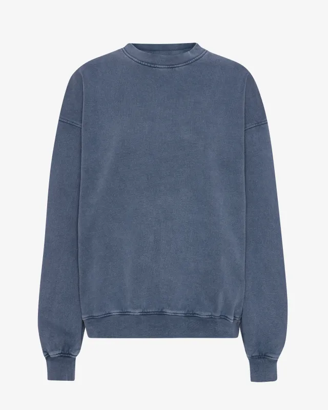 Organic Oversized Crew - Neptune Blue sold by Colorful Standard