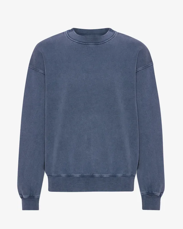 Organic Oversized Crew - Neptune Blue sold by Colorful Standard