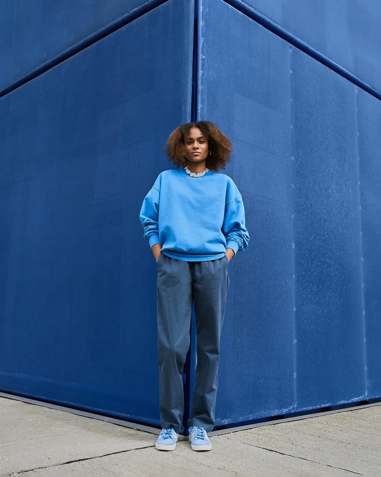 Organic Twill Pants - Steel Blue sold by Colorful Standard product image thumbnail 2