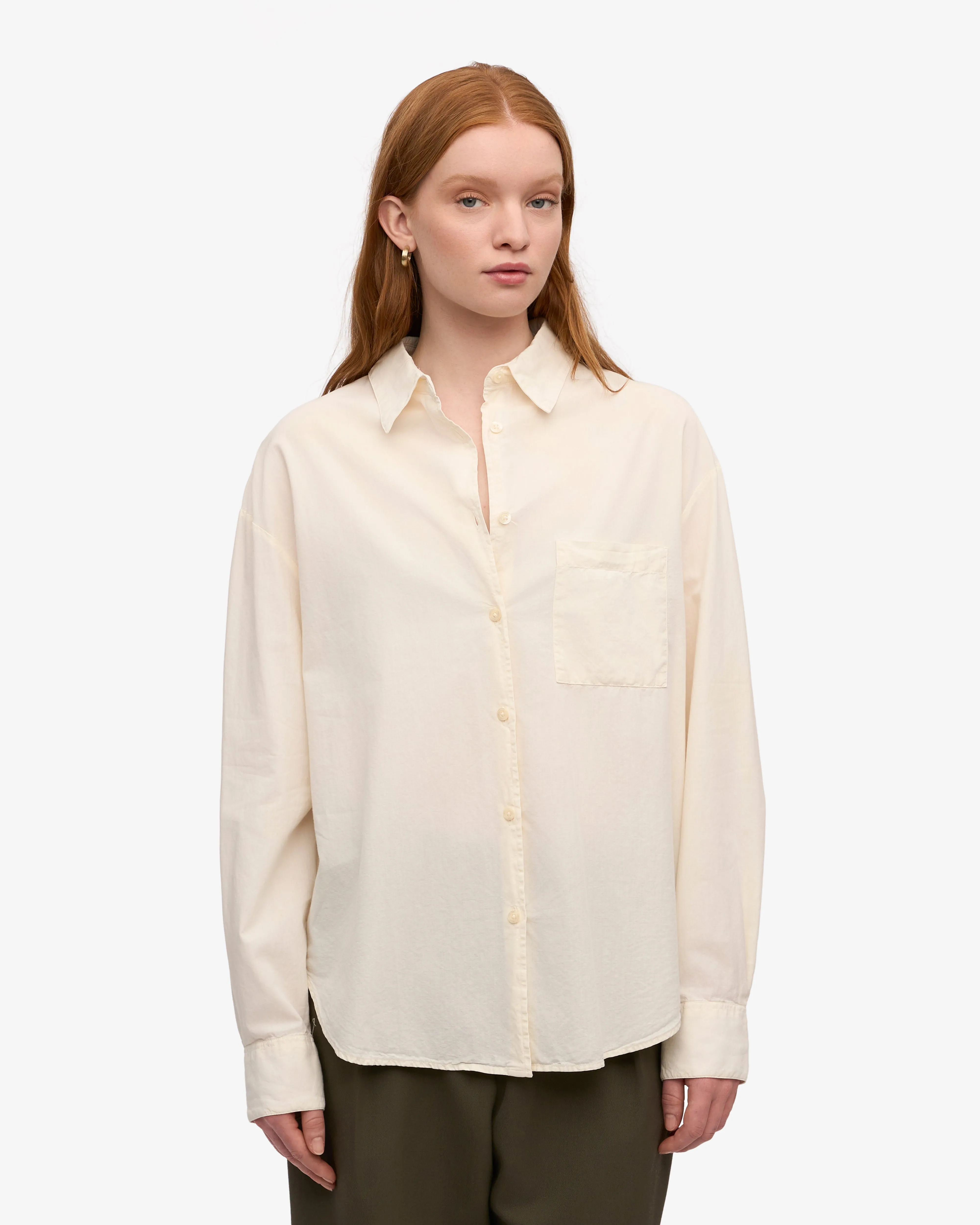 Organic Oversized Shirt - Ivory White sold by Colorful Standard product image thumbnail 2