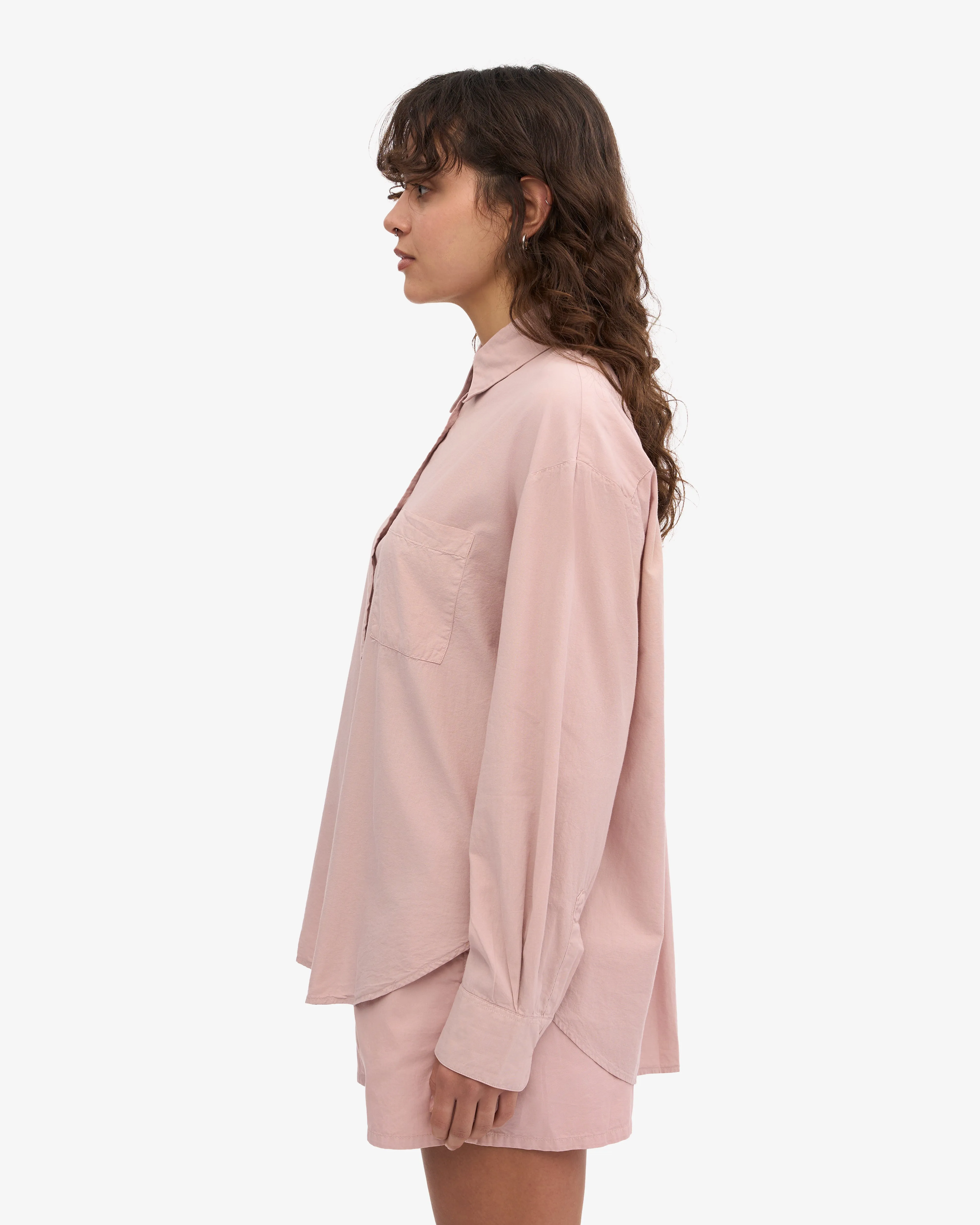 Organic Oversized Shirt - Faded Pink sold by Colorful Standard product image thumbnail 3