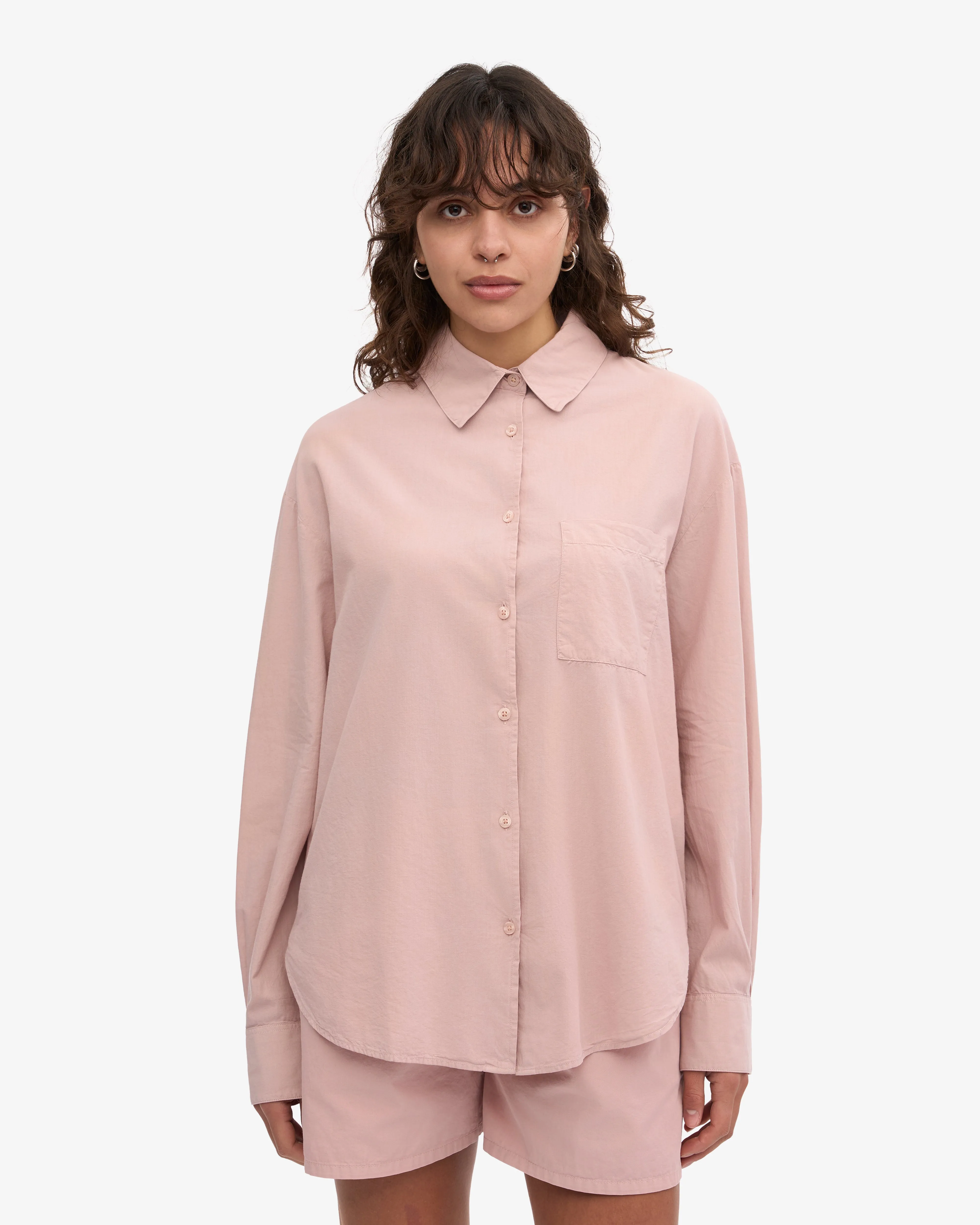 Organic Oversized Shirt - Faded Pink sold by Colorful Standard product image thumbnail 2