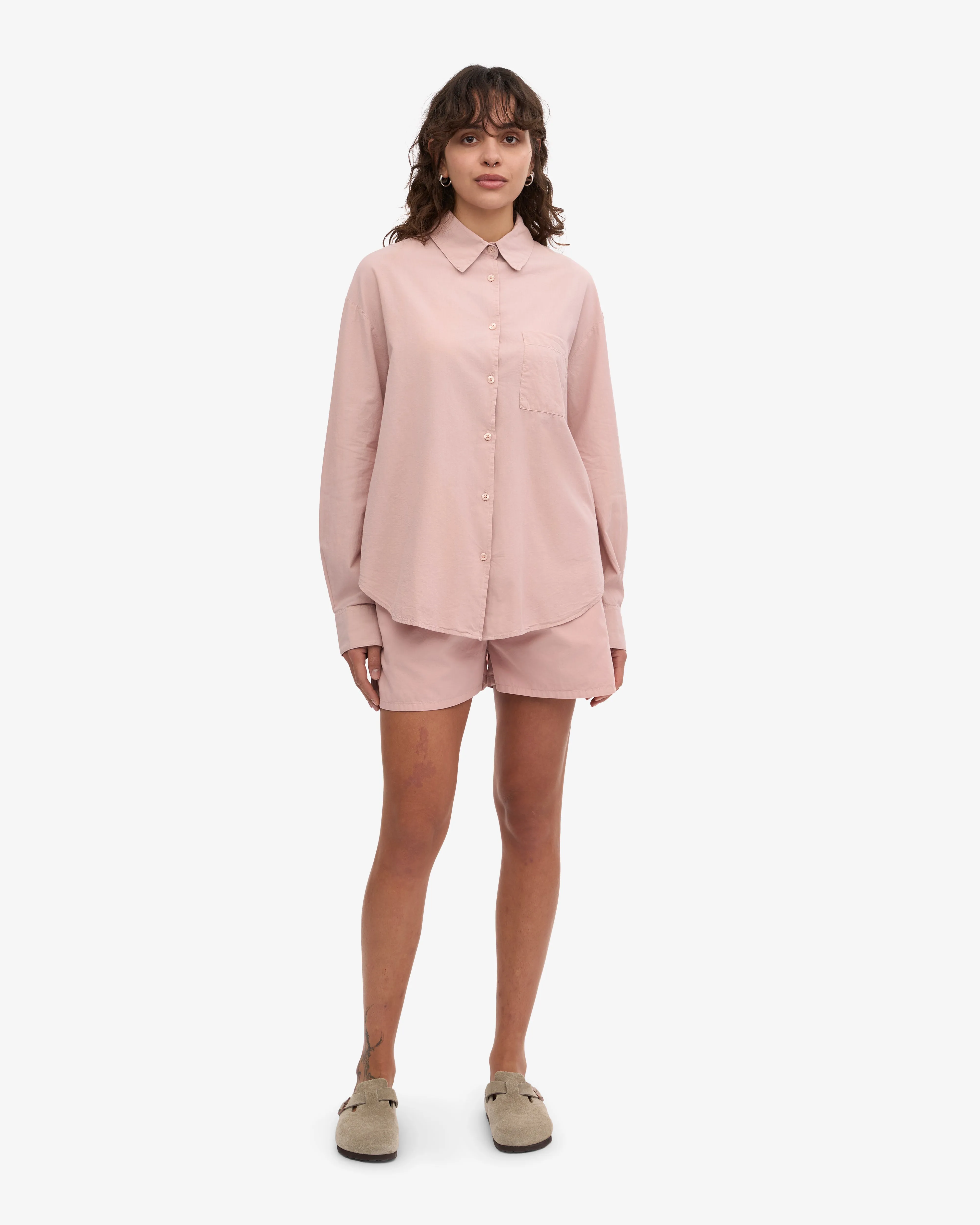 Organic Oversized Shirt - Faded Pink sold by Colorful Standard product image thumbnail 5