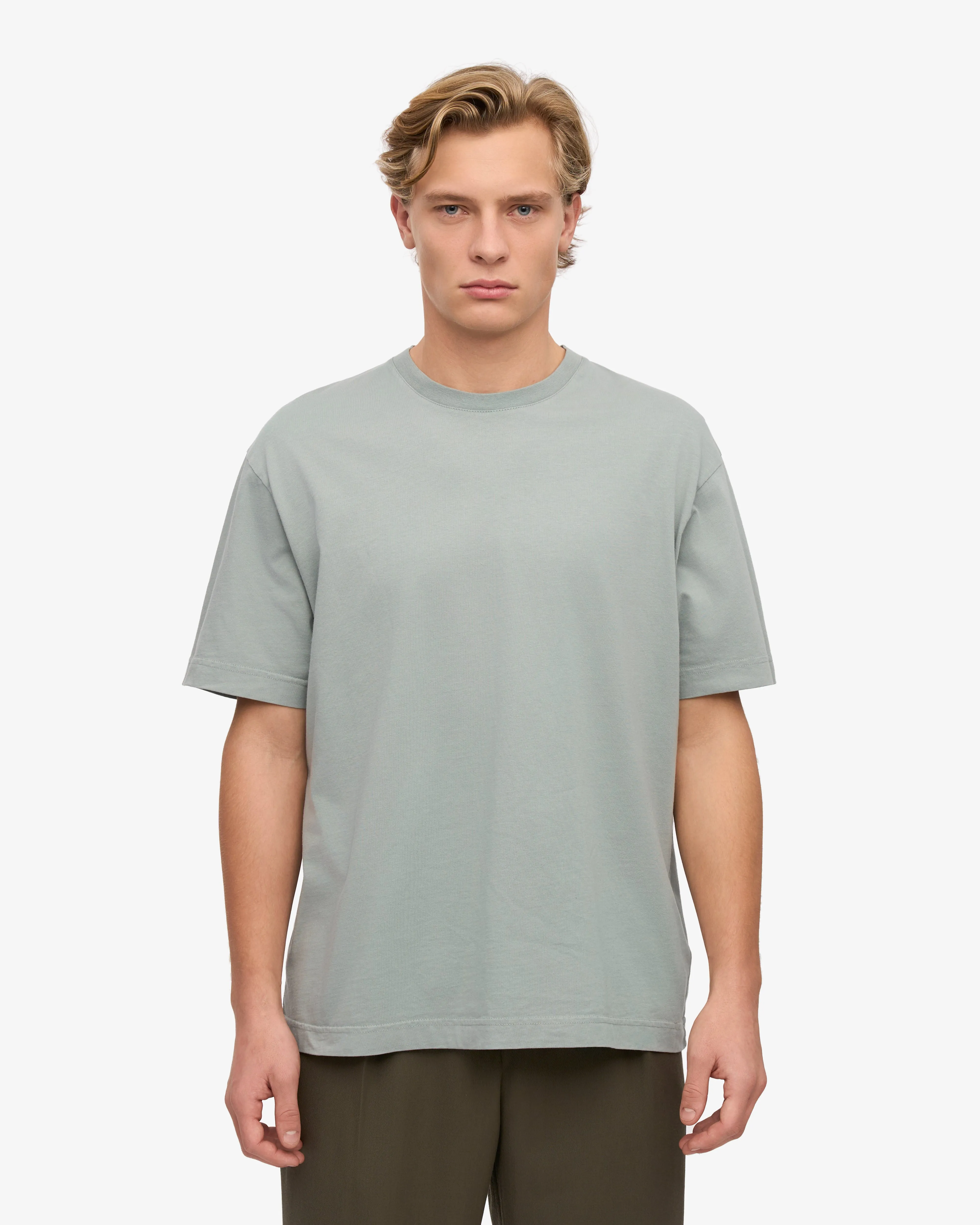Oversized Organic T-Shirt - Steel Blue sold by Colorful Standard product image thumbnail 2