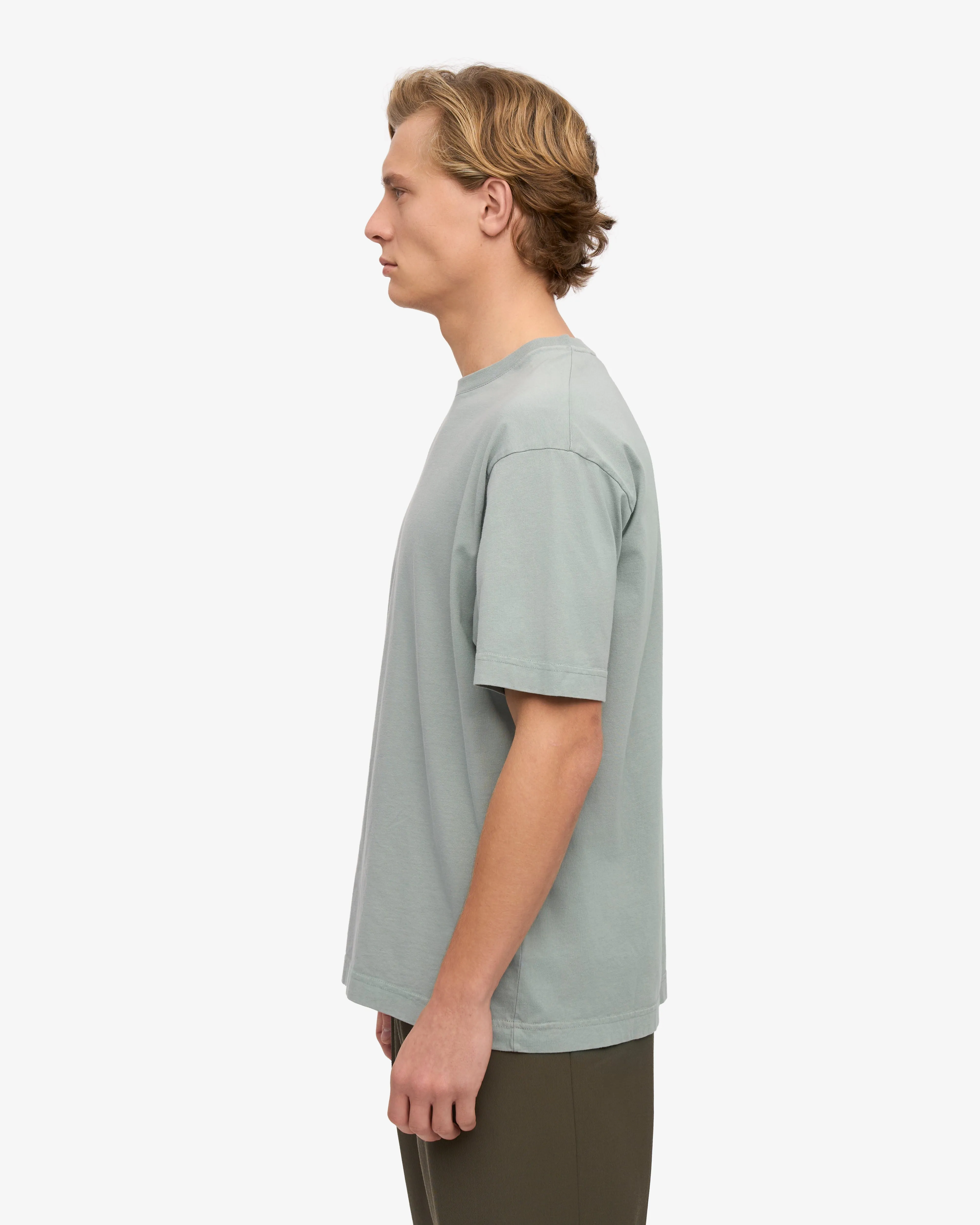 Oversized Organic T-Shirt - Steel Blue sold by Colorful Standard product image thumbnail 3