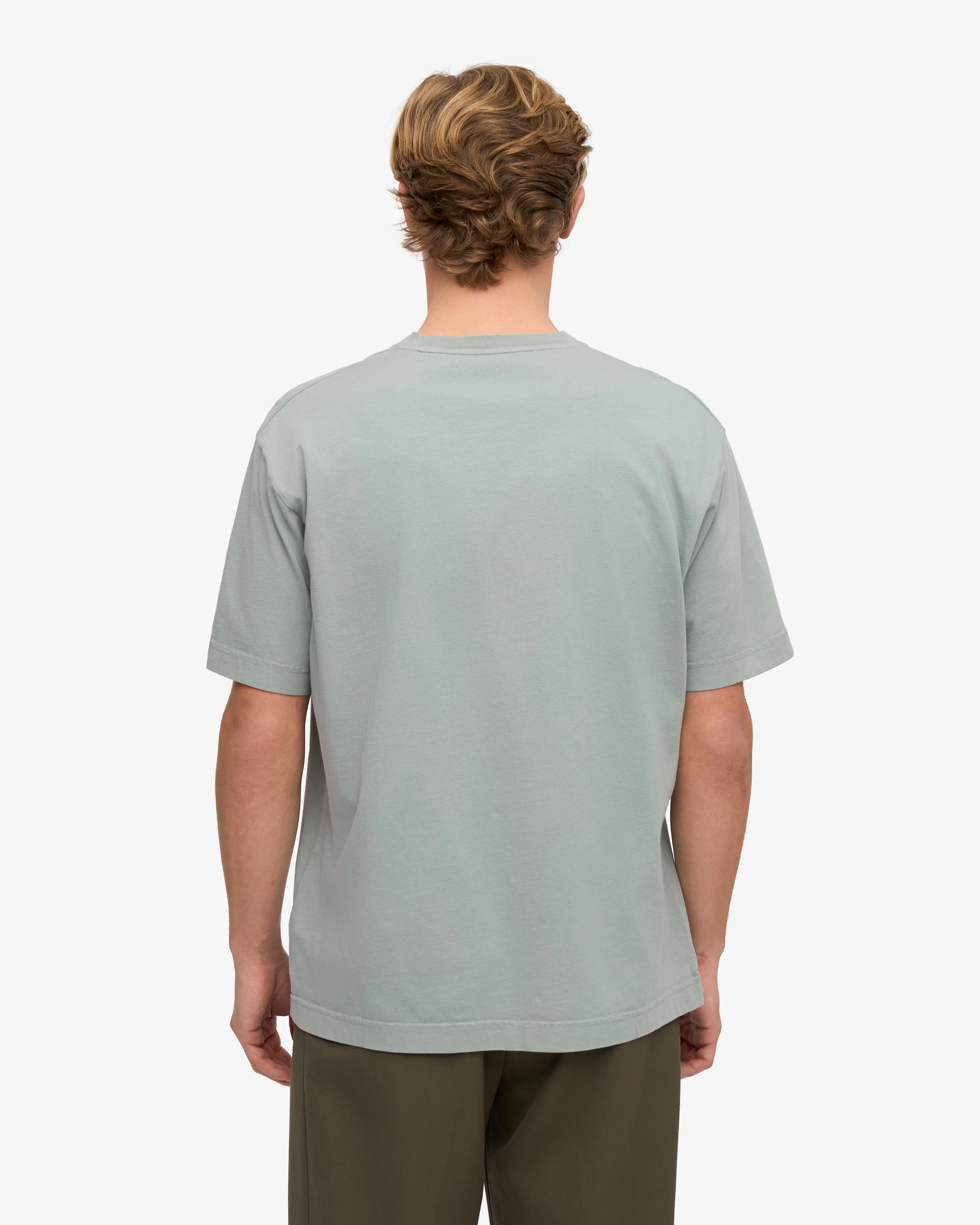 Oversized Organic T-Shirt - Steel Blue sold by Colorful Standard product image thumbnail 4