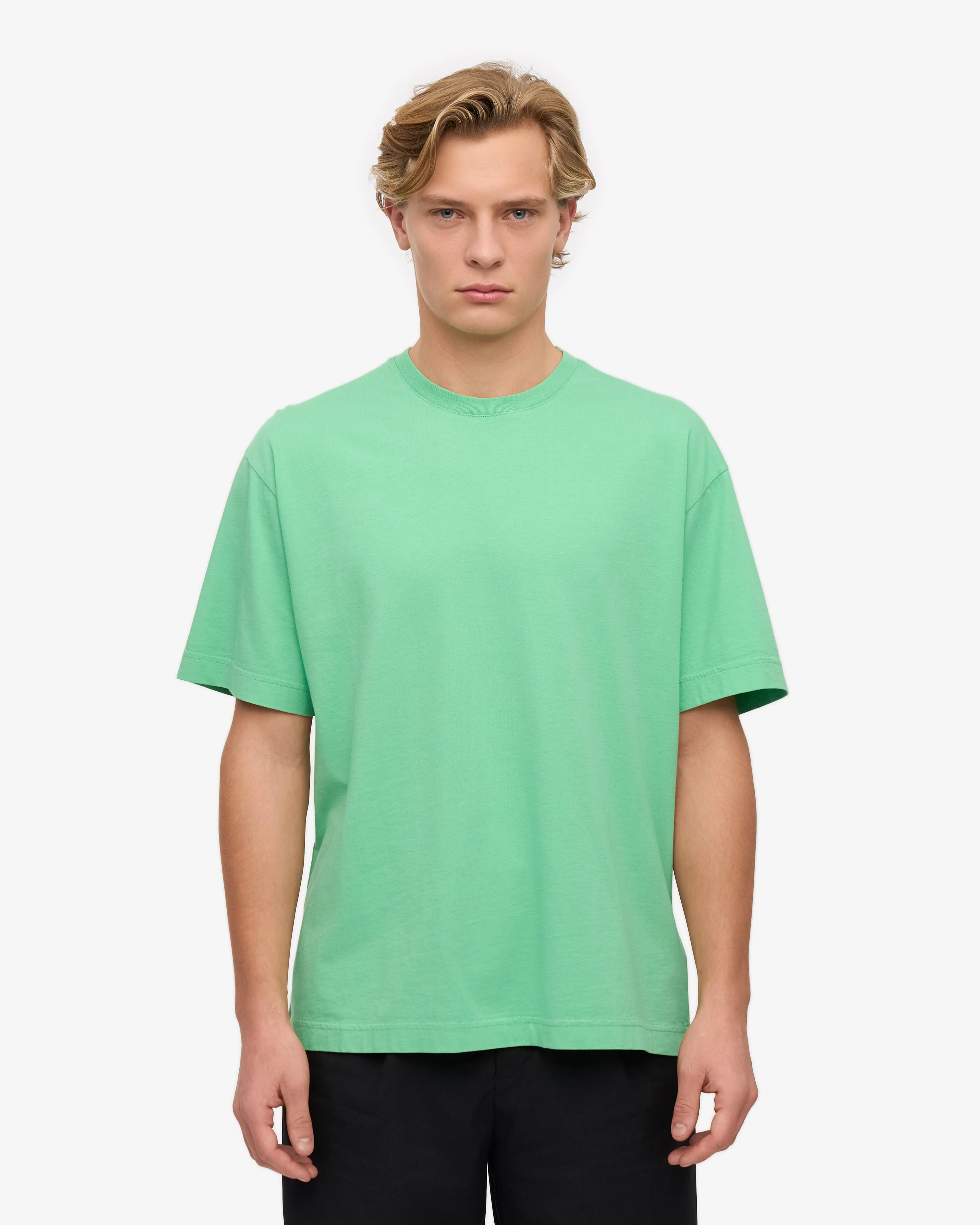 Oversized Organic T-Shirt - Spring Green sold by Colorful Standard product image thumbnail 2