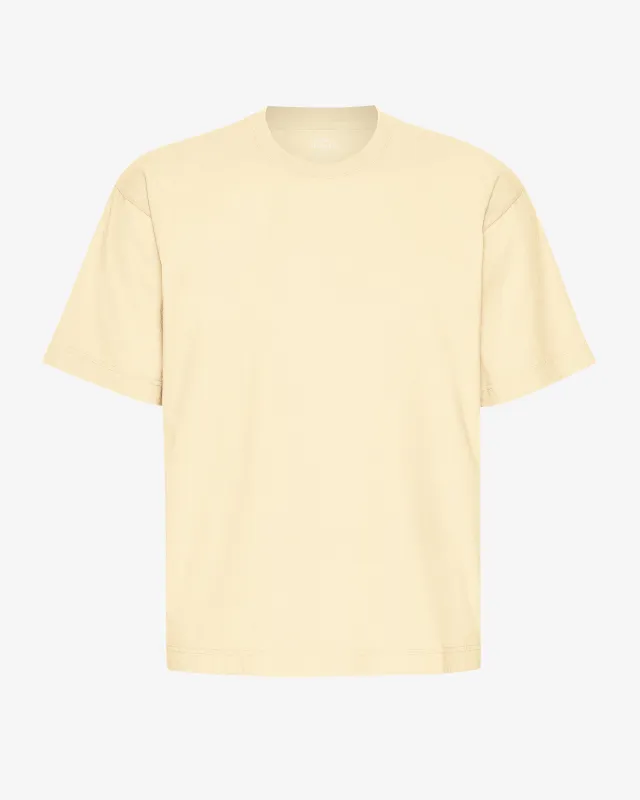 Oversized Organic T-Shirt - Soft Yellow sold by Colorful Standard