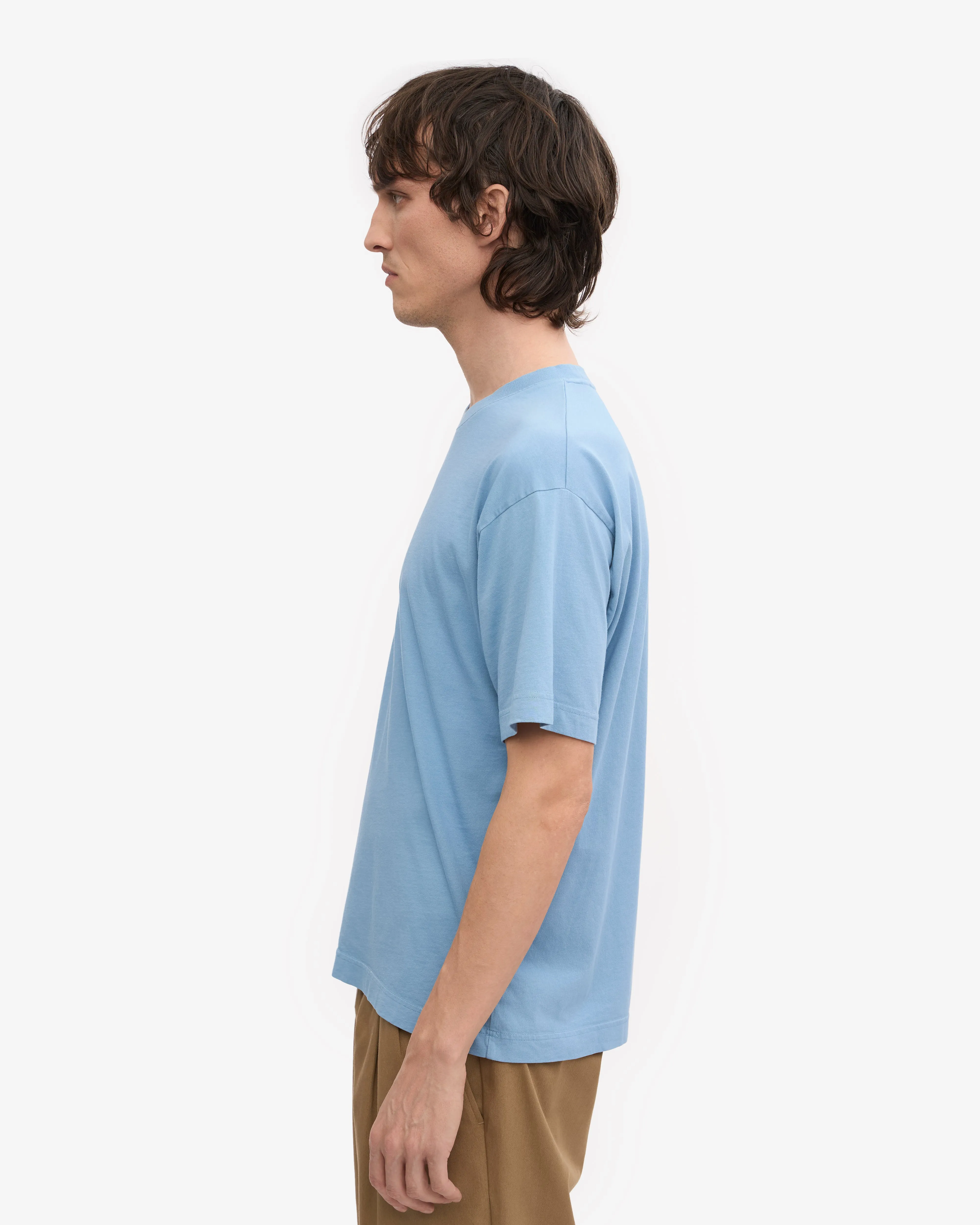 Oversized Organic T-Shirt - Seaside Blue sold by Colorful Standard product image thumbnail 3