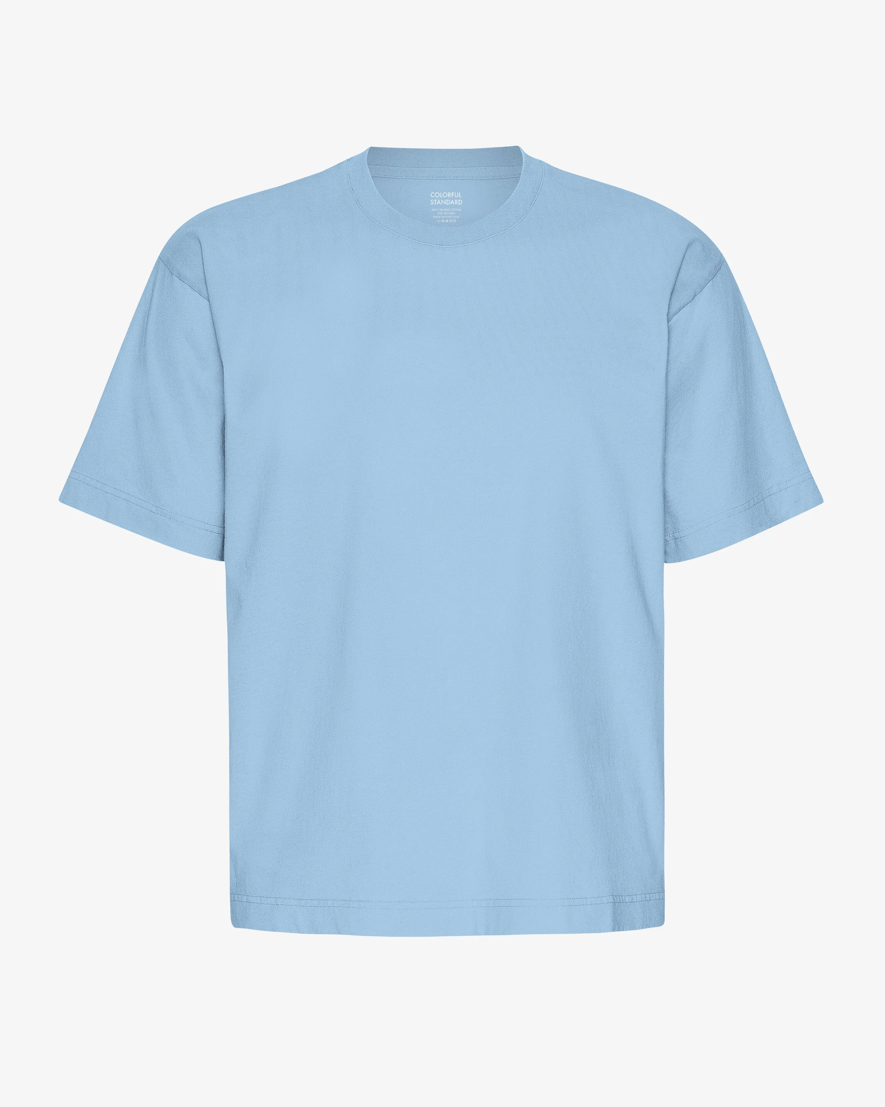 Oversized Organic T-Shirt - Seaside Blue sold by Colorful Standard