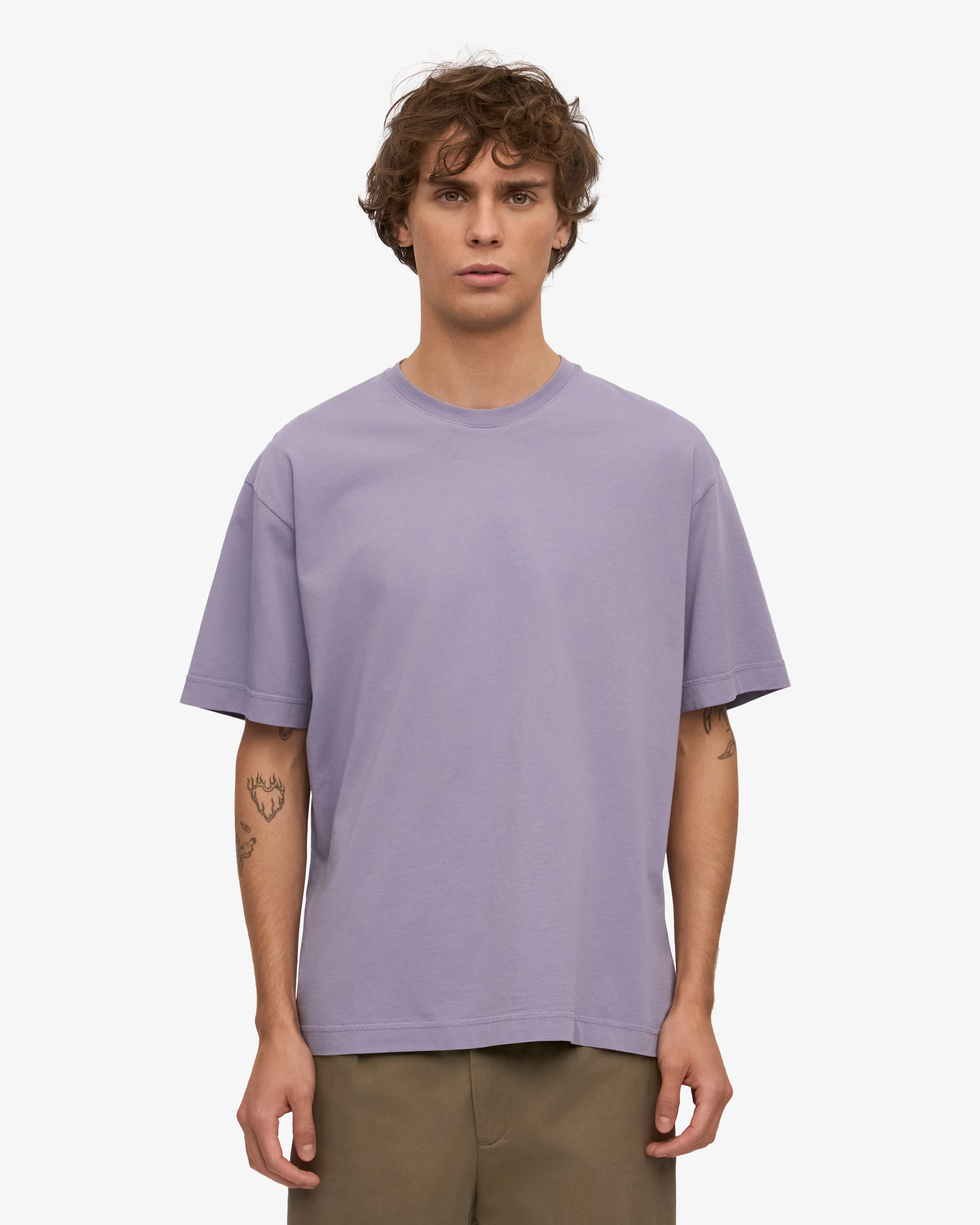 Oversized Organic T-Shirt - Purple Jade sold by Colorful Standard product image thumbnail 2