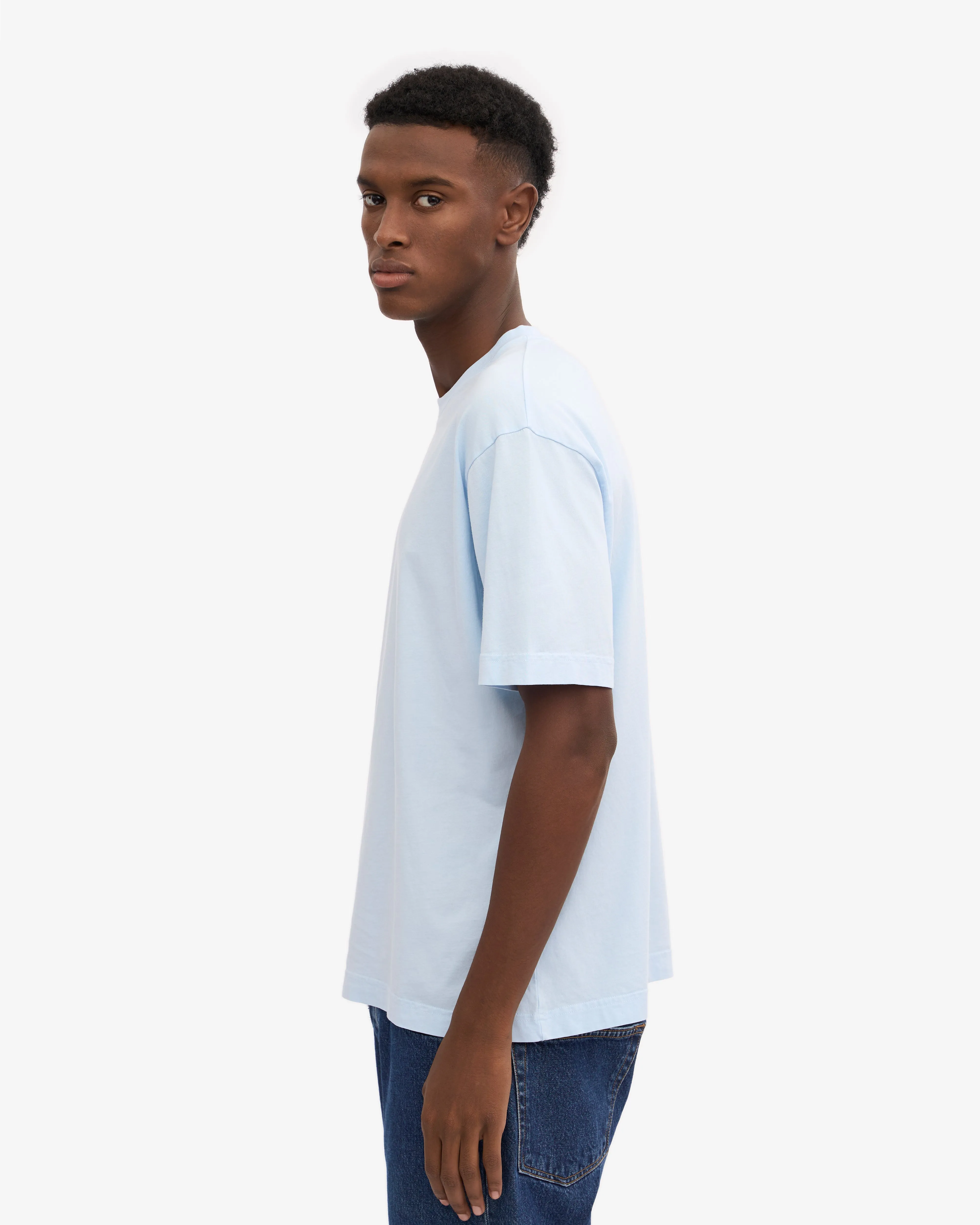 Oversized Organic T-Shirt - Polar Blue sold by Colorful Standard product image thumbnail 3