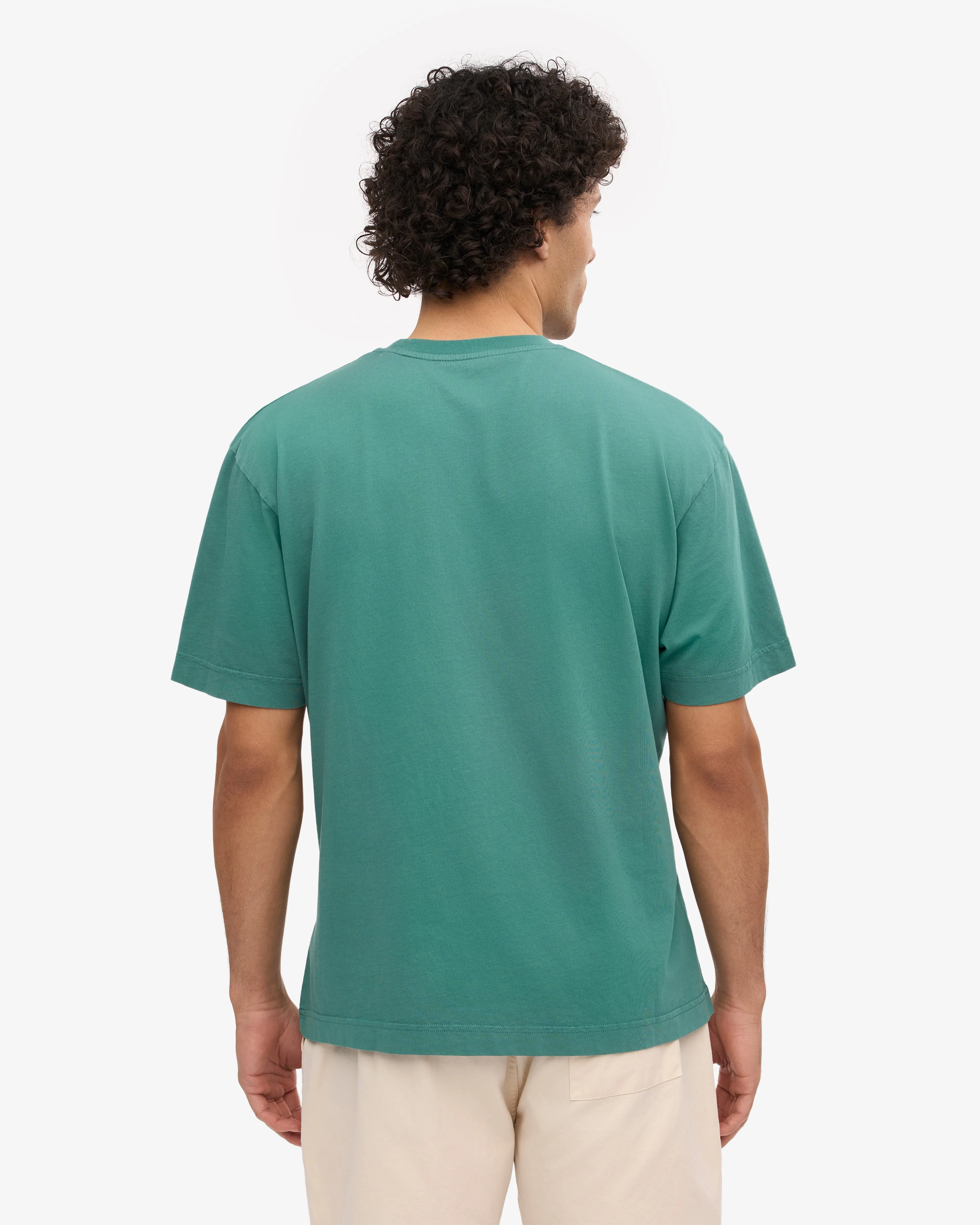 Oversized Organic T-Shirt - Pine Green sold by Colorful Standard product image thumbnail 4
