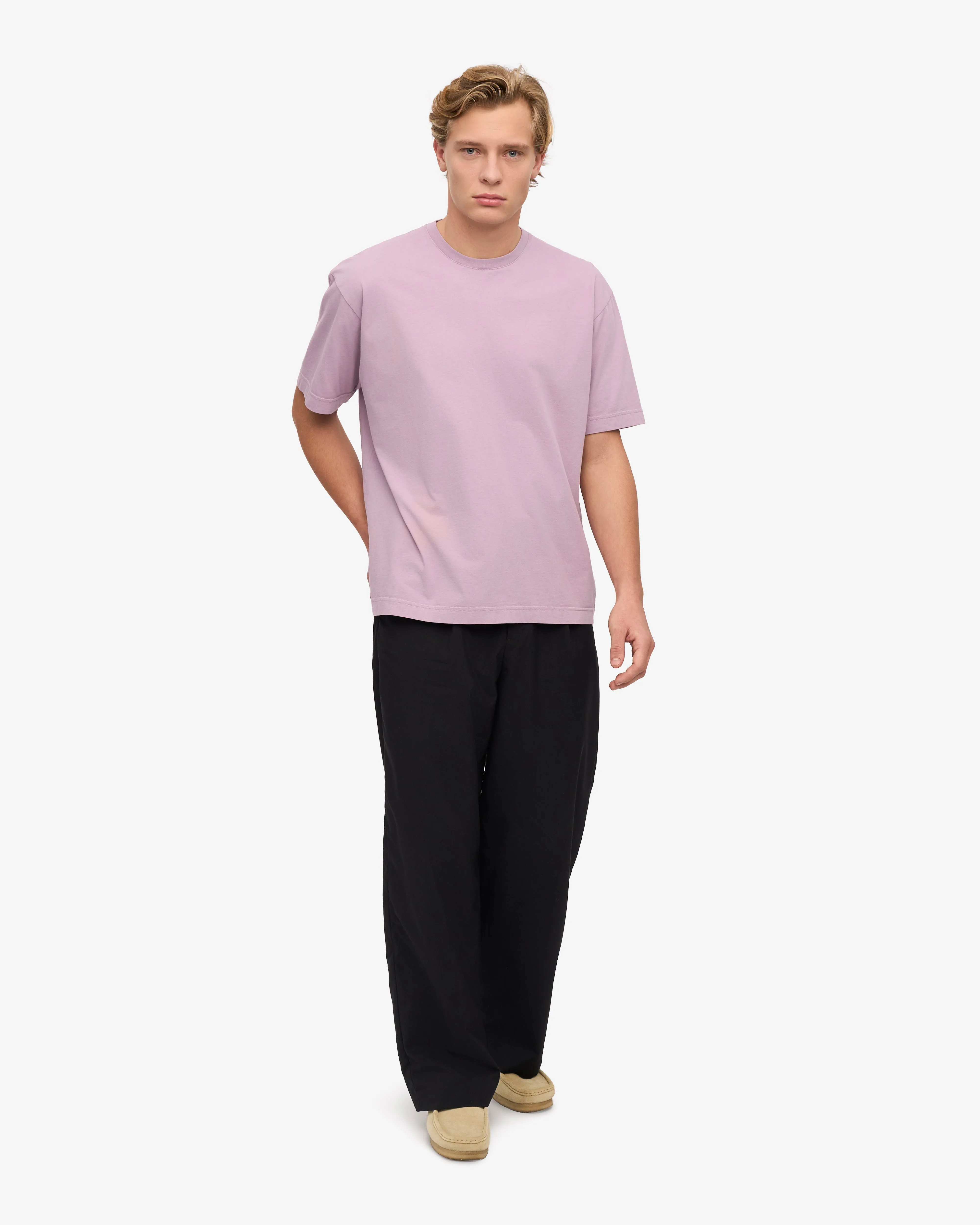 Oversized Organic T-Shirt - Pearly Purple sold by Colorful Standard product image thumbnail 5