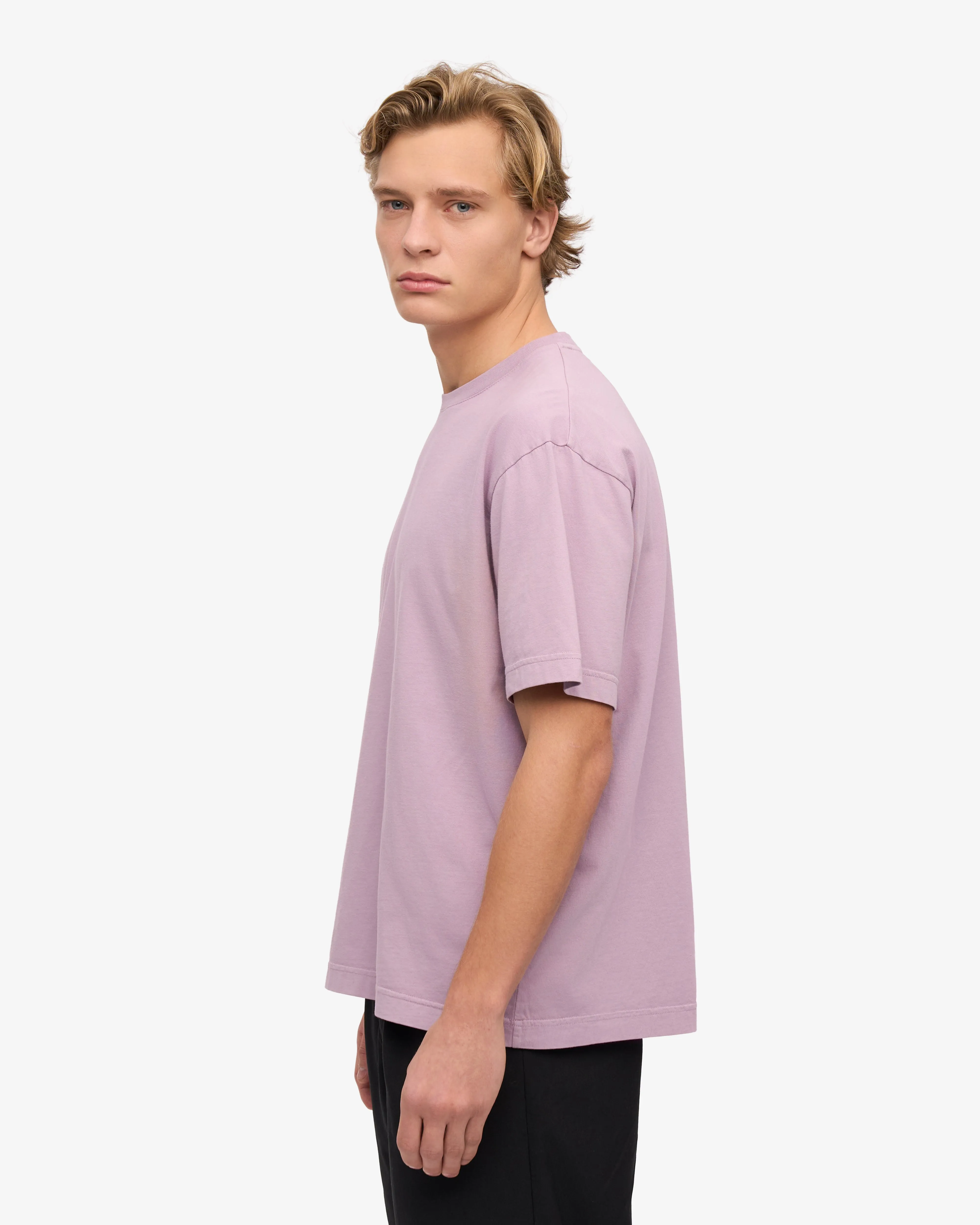 Oversized Organic T-Shirt - Pearly Purple sold by Colorful Standard product image thumbnail 3