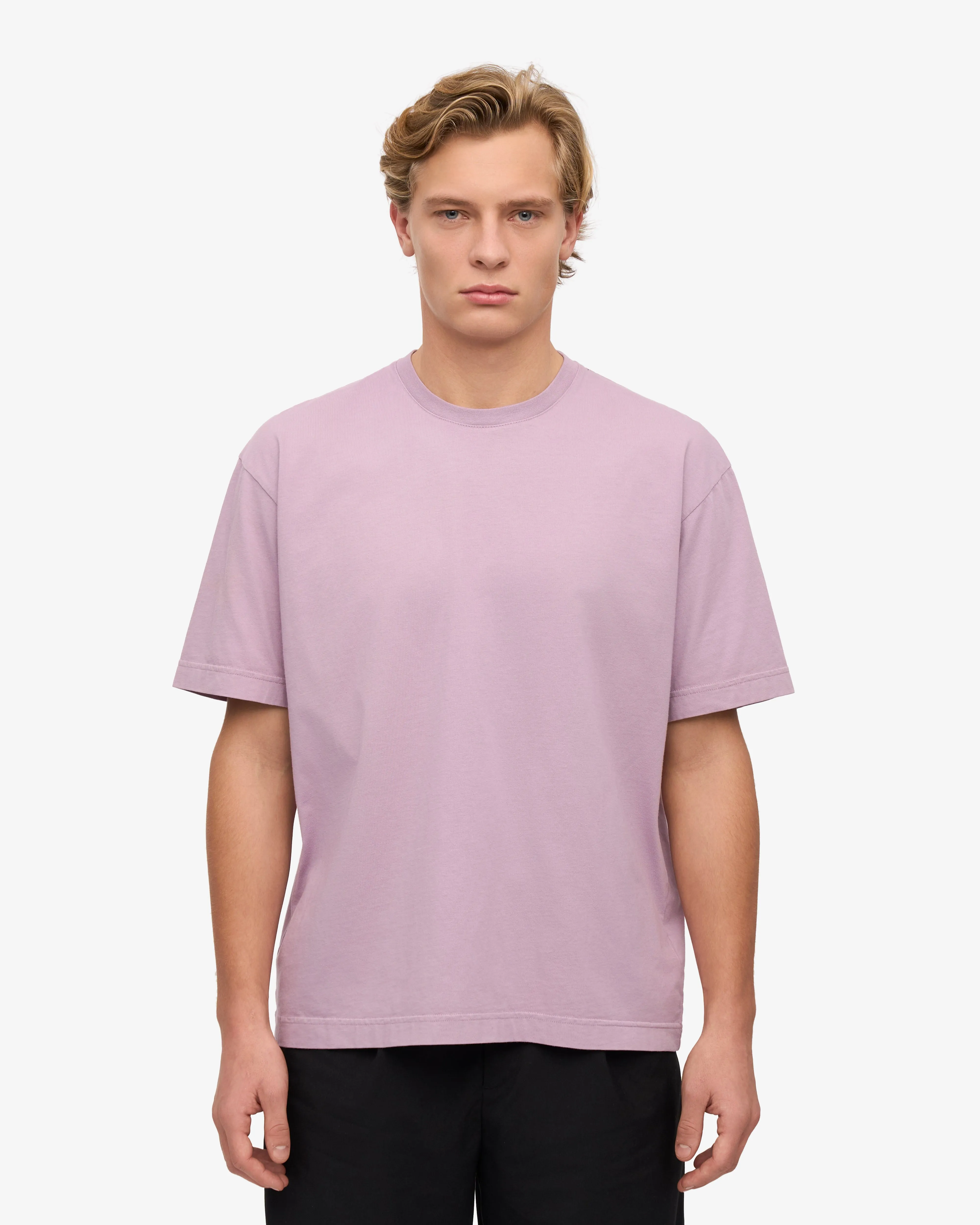 Oversized Organic T-Shirt - Pearly Purple sold by Colorful Standard product image thumbnail 2
