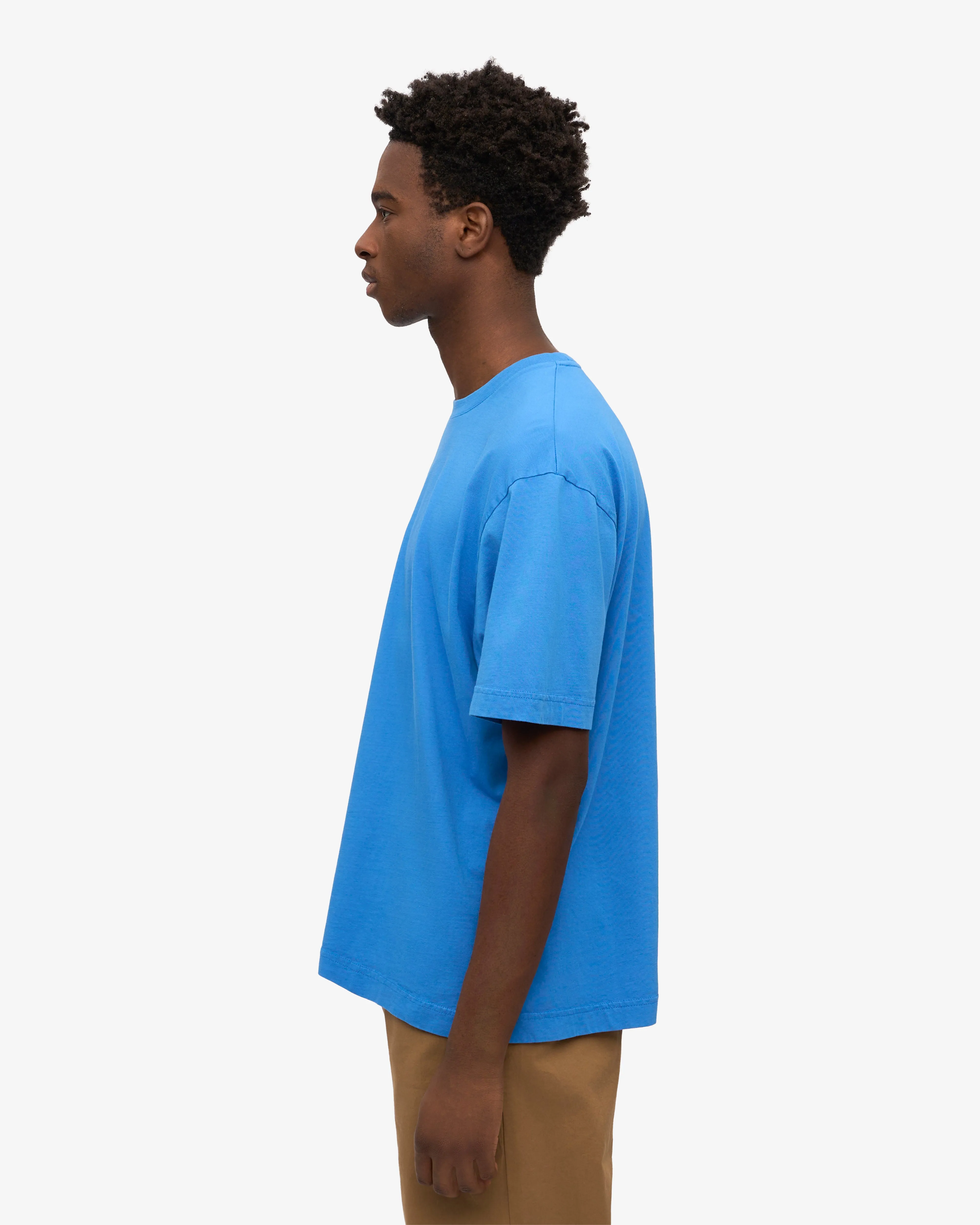 Oversized Organic T-Shirt - Pacific Blue sold by Colorful Standard product image thumbnail 3