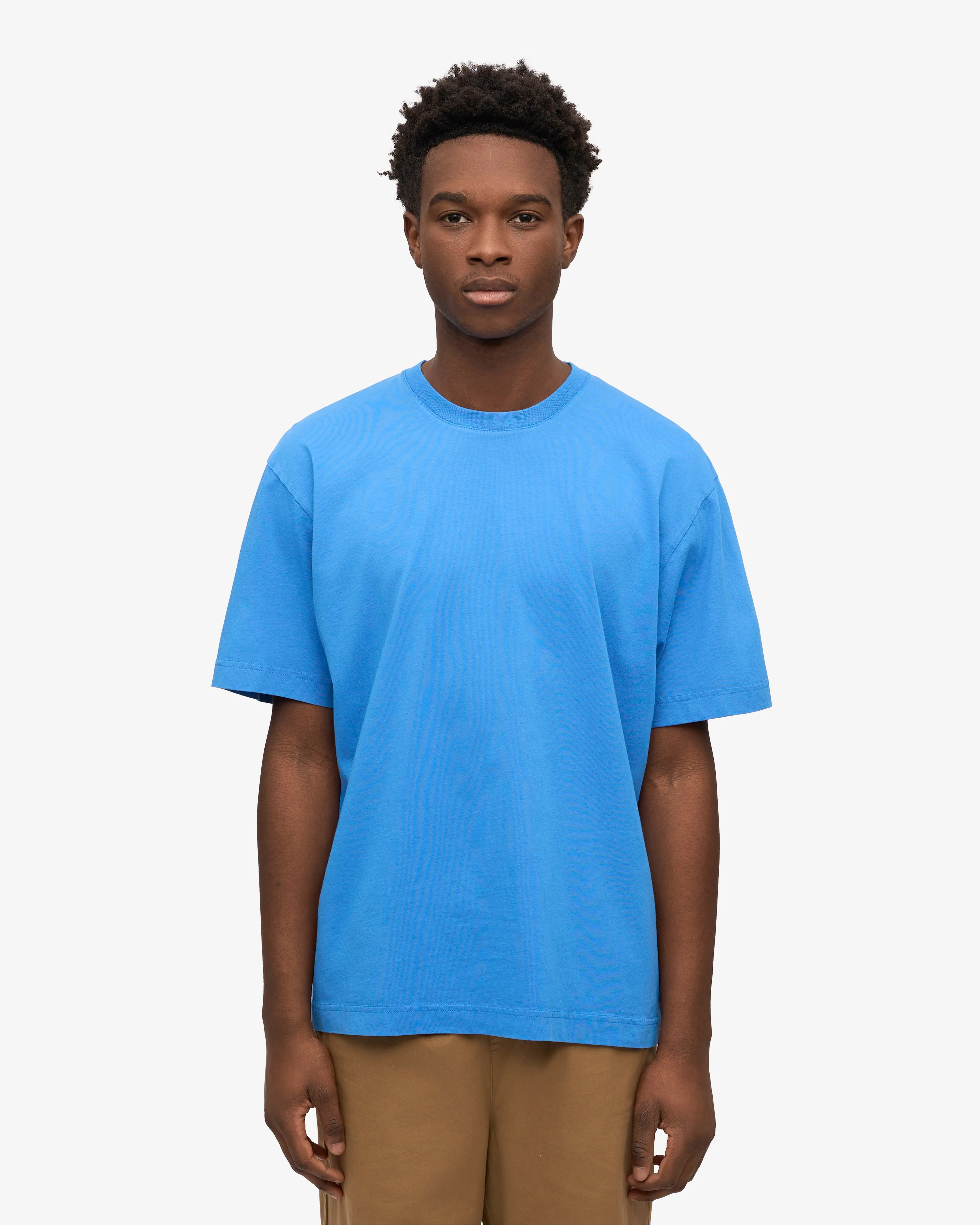 Oversized Organic T-Shirt - Pacific Blue sold by Colorful Standard product image thumbnail 2