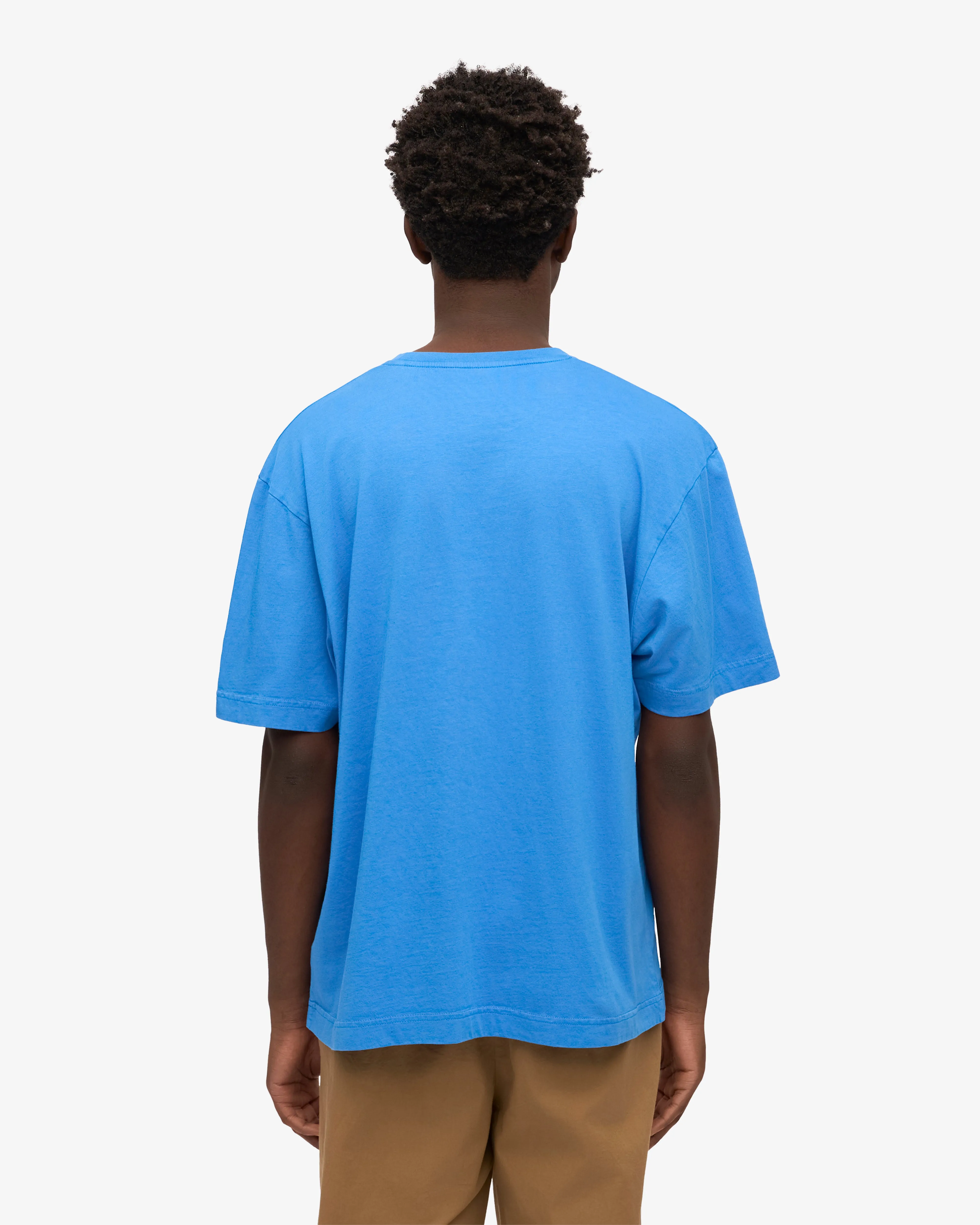 Oversized Organic T-Shirt - Pacific Blue sold by Colorful Standard product image thumbnail 4