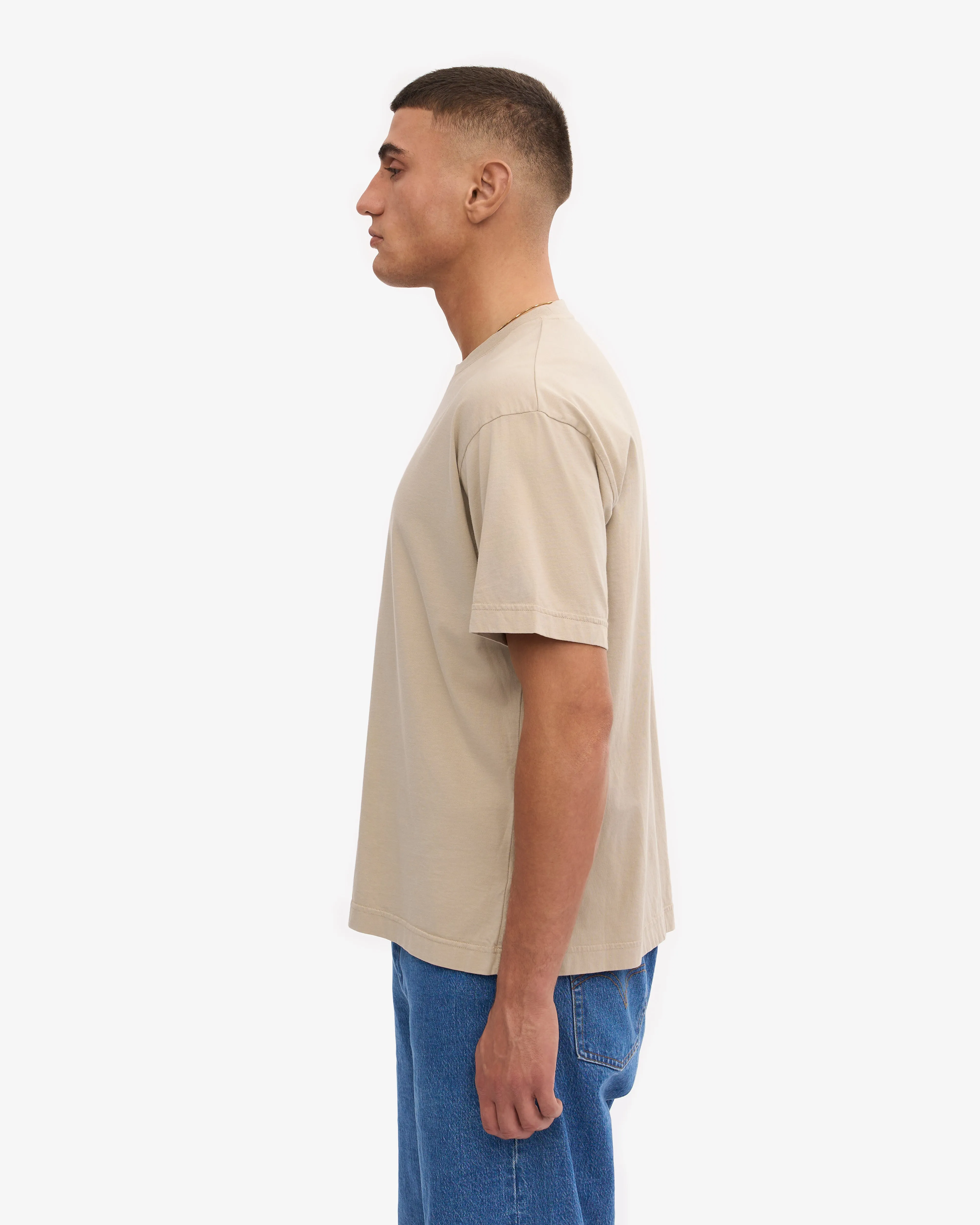 Oversized Organic T-Shirt - Oyster Grey sold by Colorful Standard product image thumbnail 3
