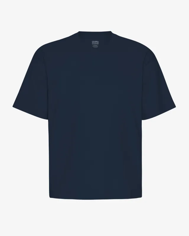Oversized Organic T-Shirt - Navy Blue sold by Colorful Standard