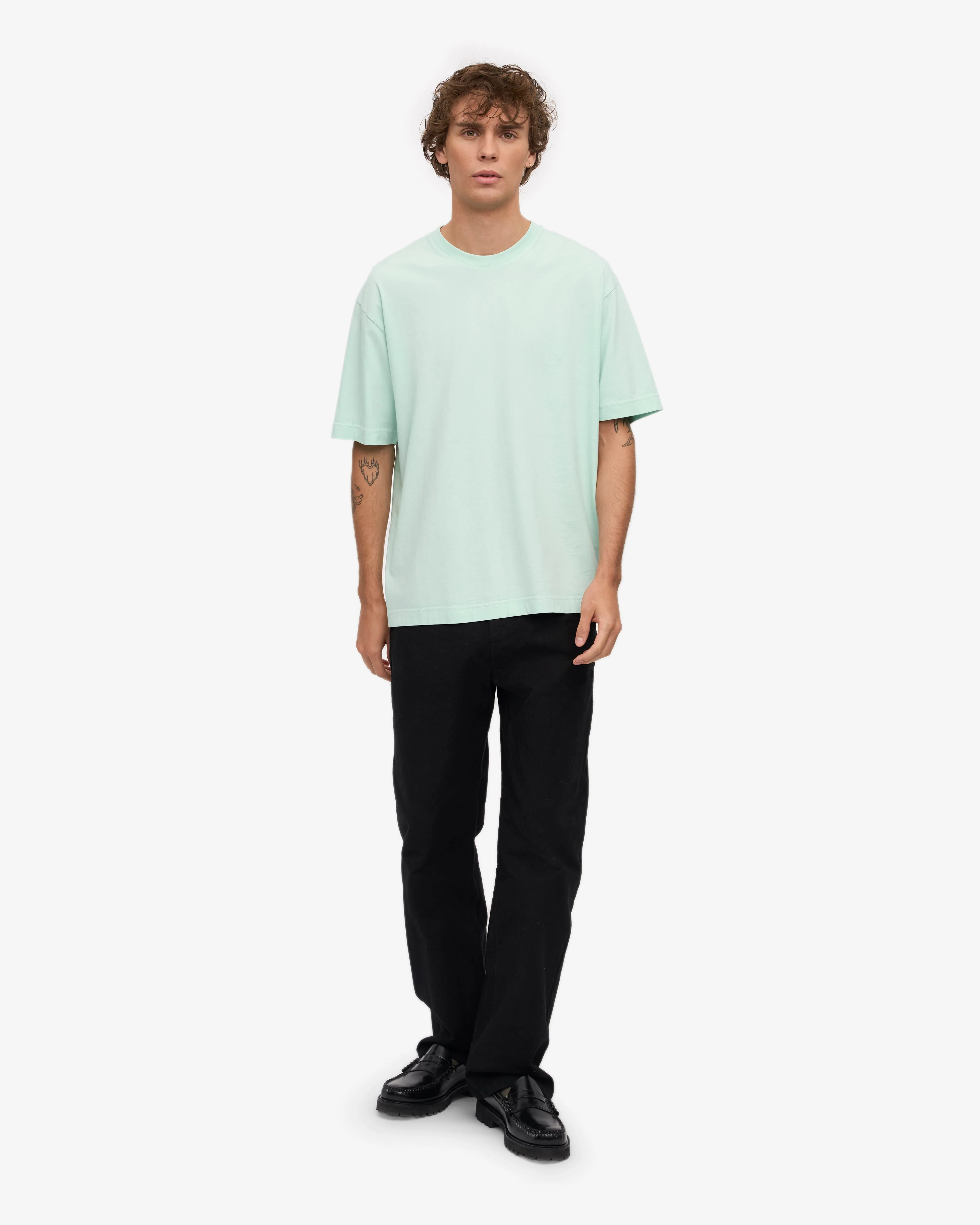 Oversized Organic T-Shirt - Light Aqua sold by Colorful Standard product image thumbnail 5