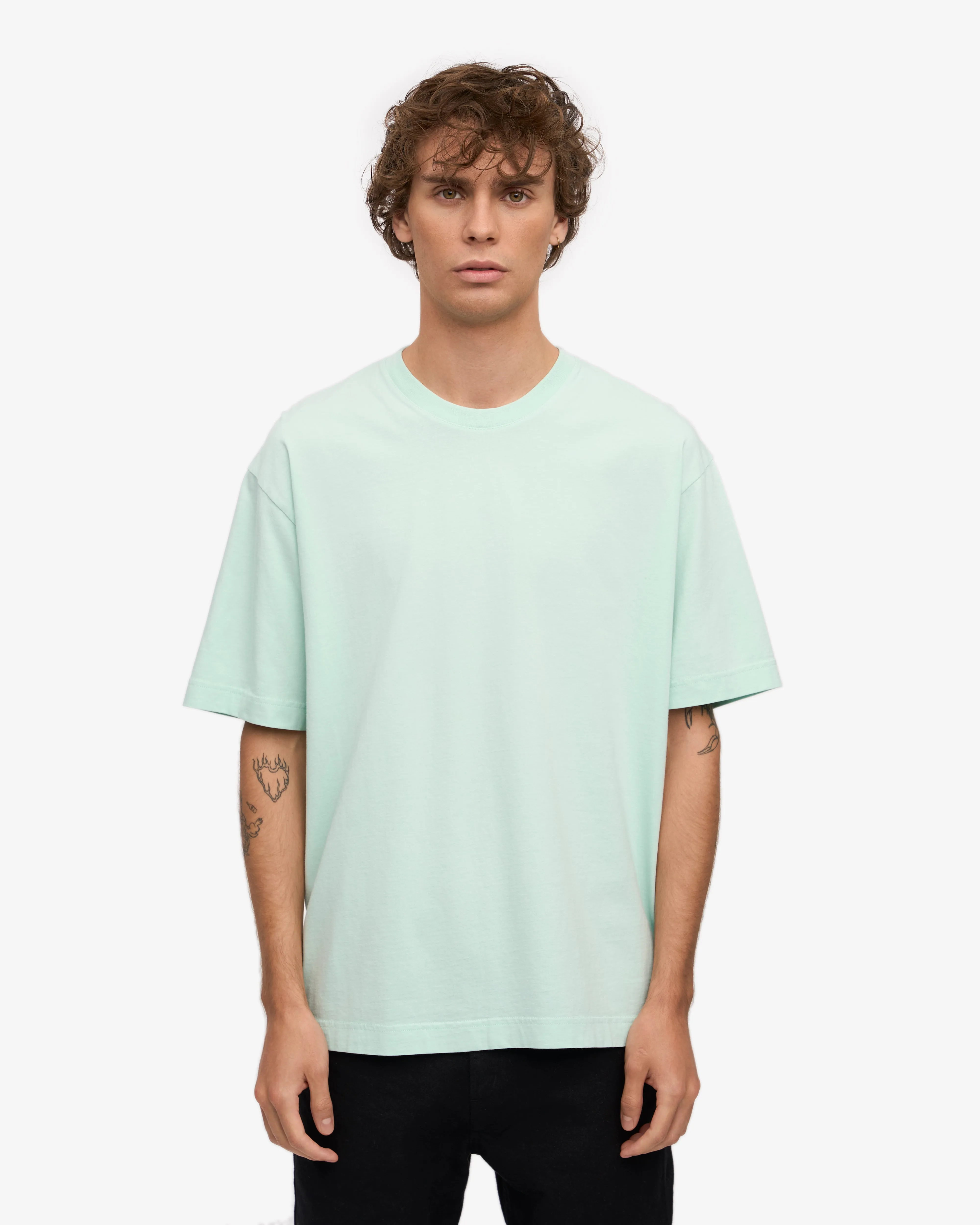 Oversized Organic T-Shirt - Light Aqua sold by Colorful Standard product image thumbnail 2