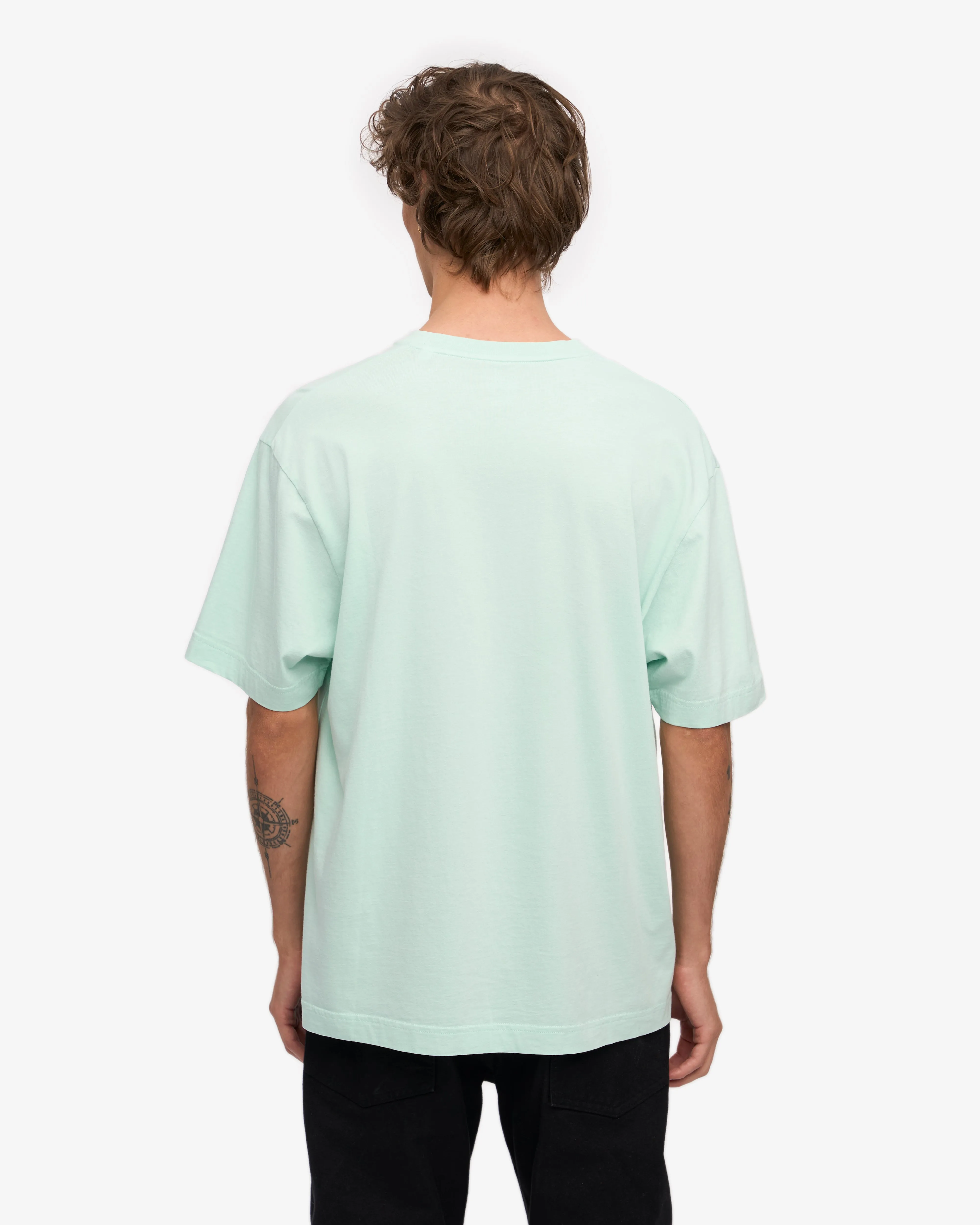 Oversized Organic T-Shirt - Light Aqua sold by Colorful Standard product image thumbnail 4