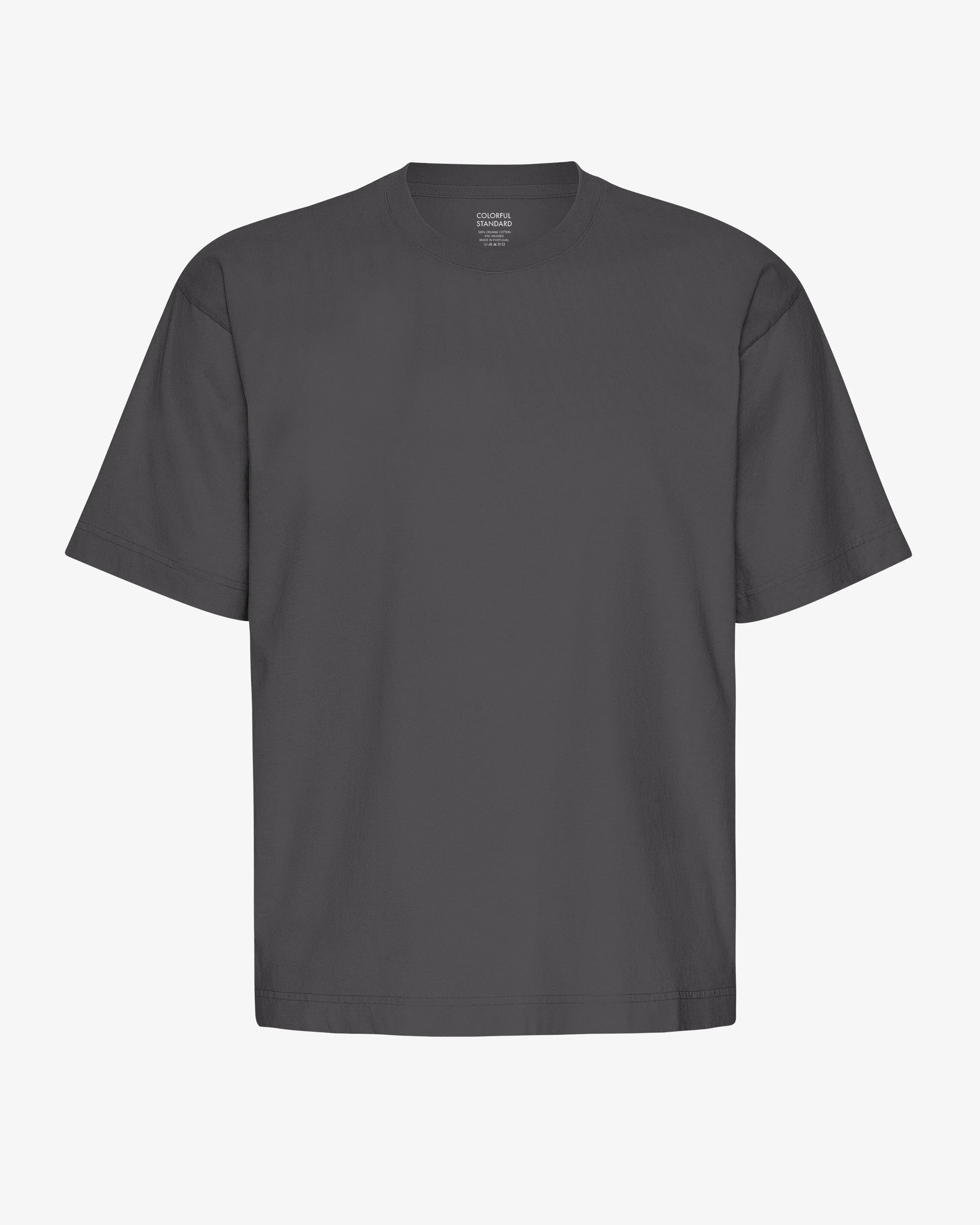 Oversized Organic T-Shirt - Lava Grey sold by Colorful Standard