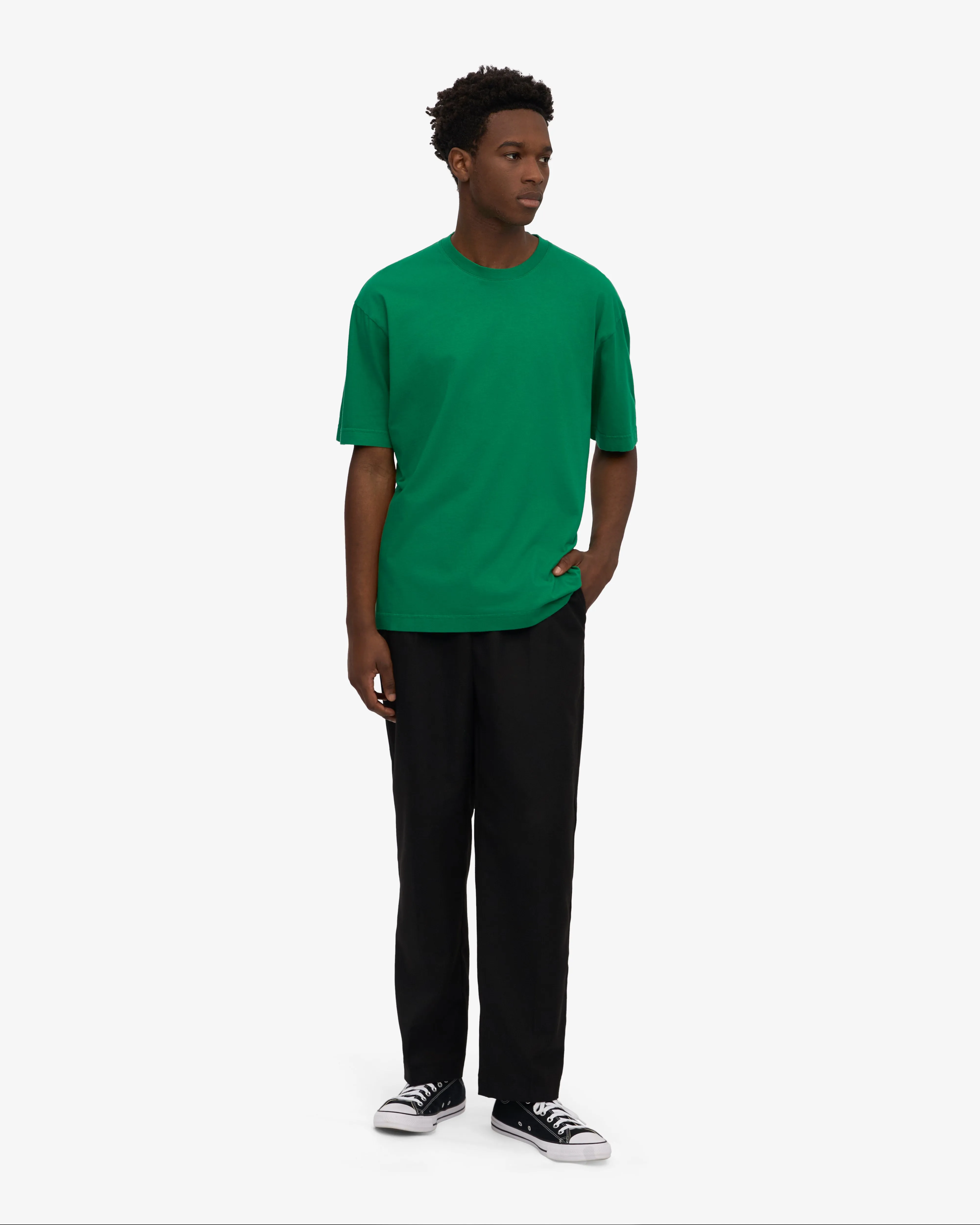 Oversized Organic T-Shirt - Kelly Green sold by Colorful Standard product image thumbnail 5