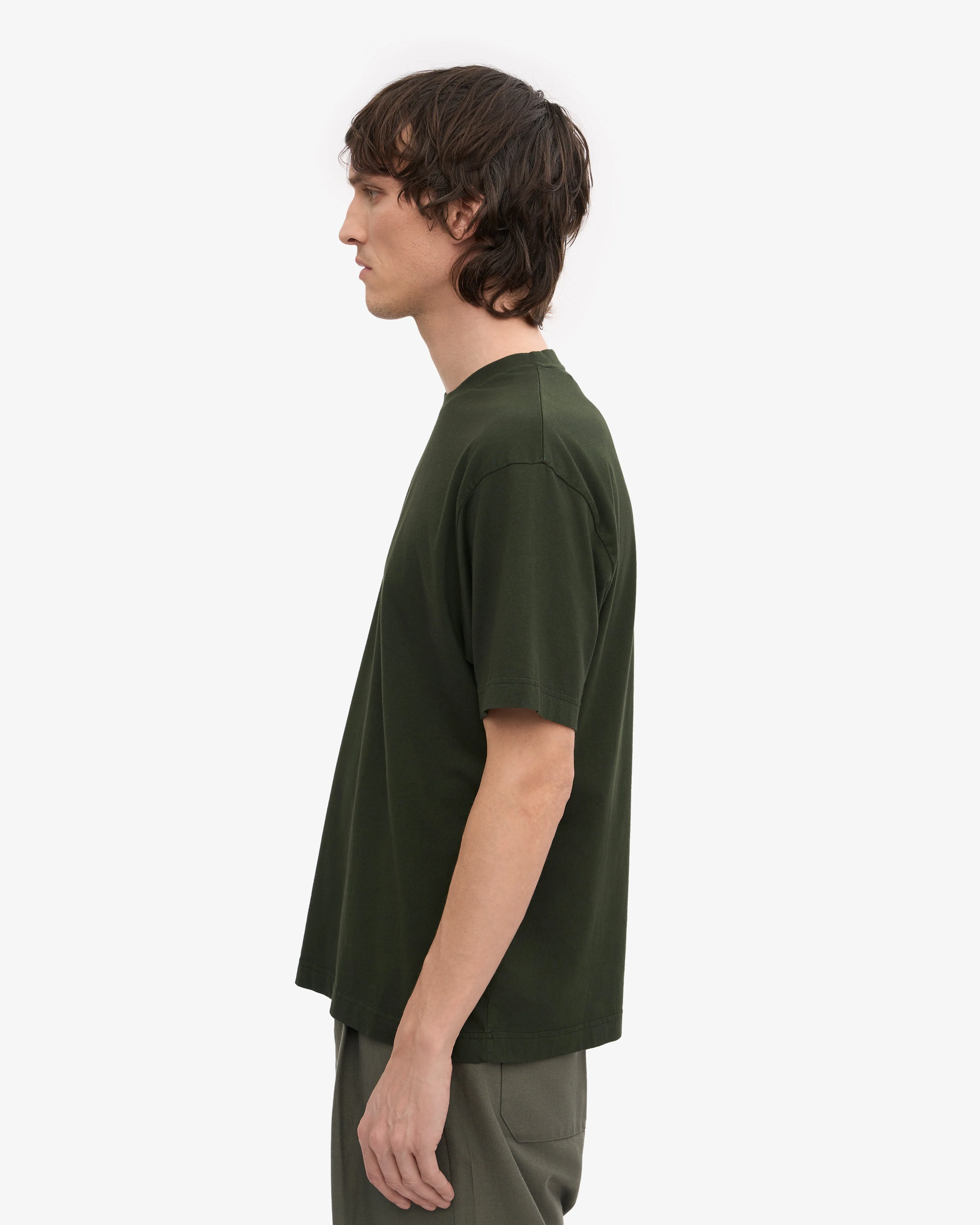 Oversized Organic T-Shirt - Hunter Green sold by Colorful Standard product image thumbnail 3