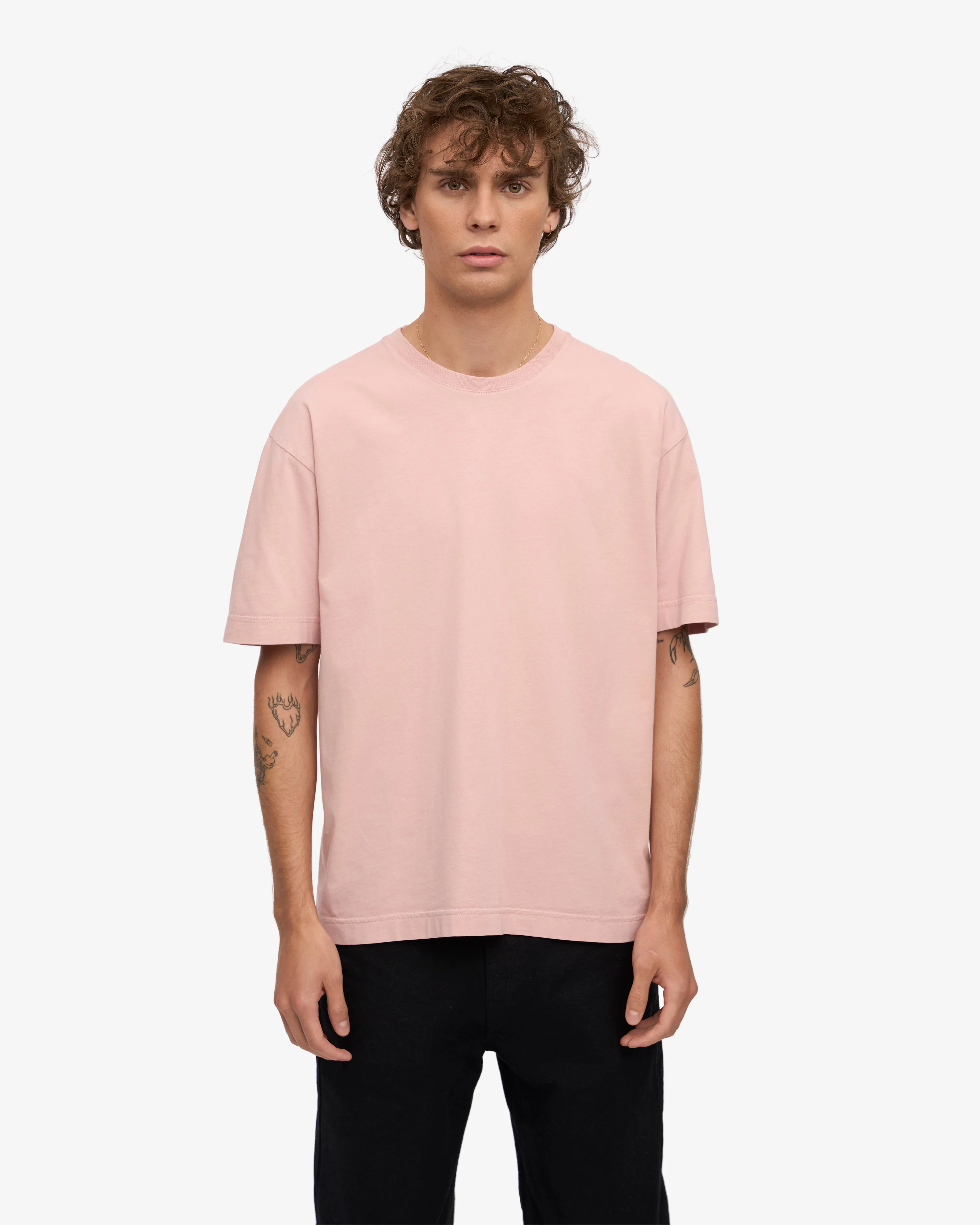 Oversized Organic T-Shirt - Faded Pink sold by Colorful Standard product image thumbnail 2