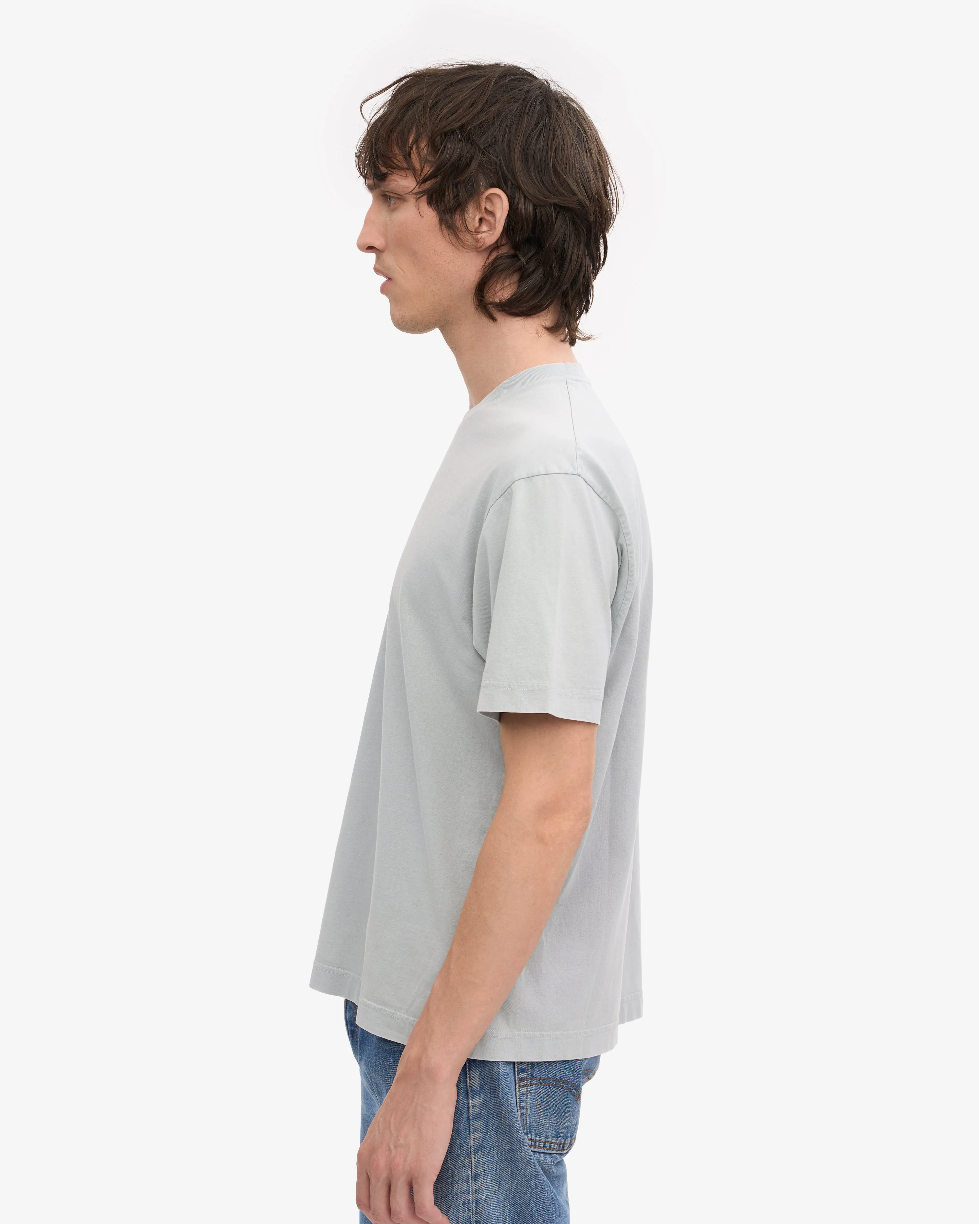 Oversized Organic T-Shirt - Faded Grey sold by Colorful Standard product image thumbnail 3