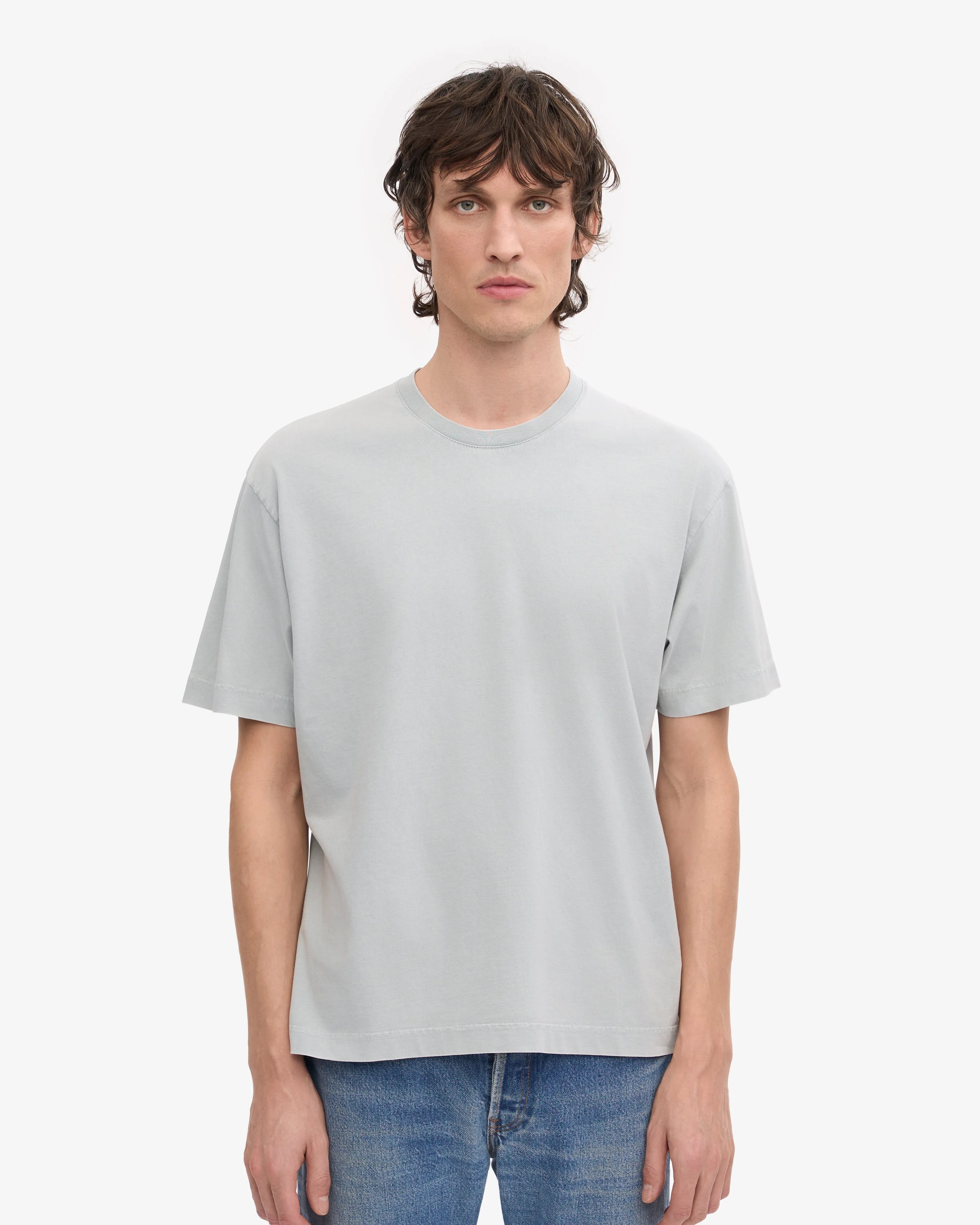 Oversized Organic T-Shirt - Faded Grey sold by Colorful Standard product image thumbnail 2
