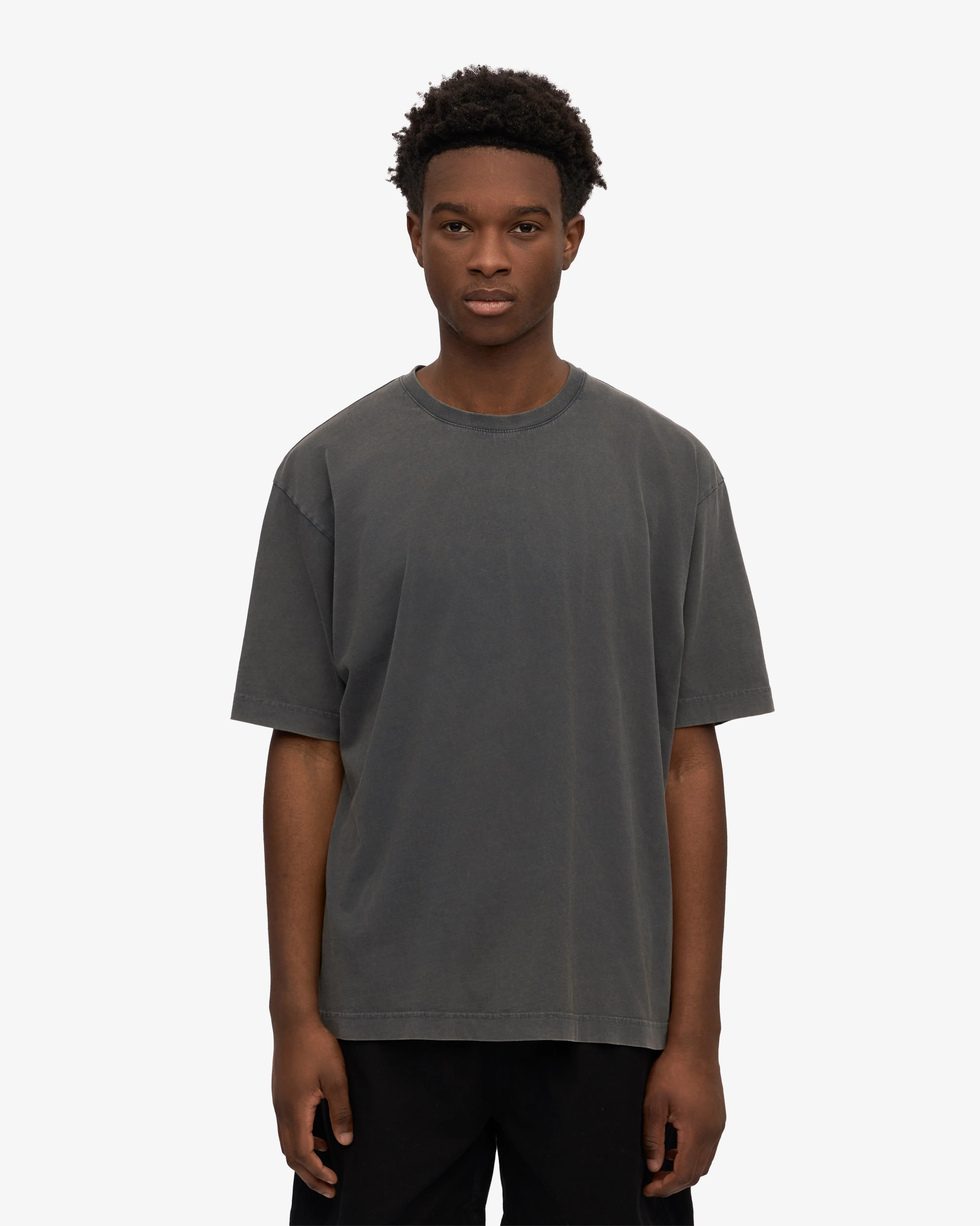 Oversized Organic T-Shirt - Faded Black sold by Colorful Standard product image thumbnail 2