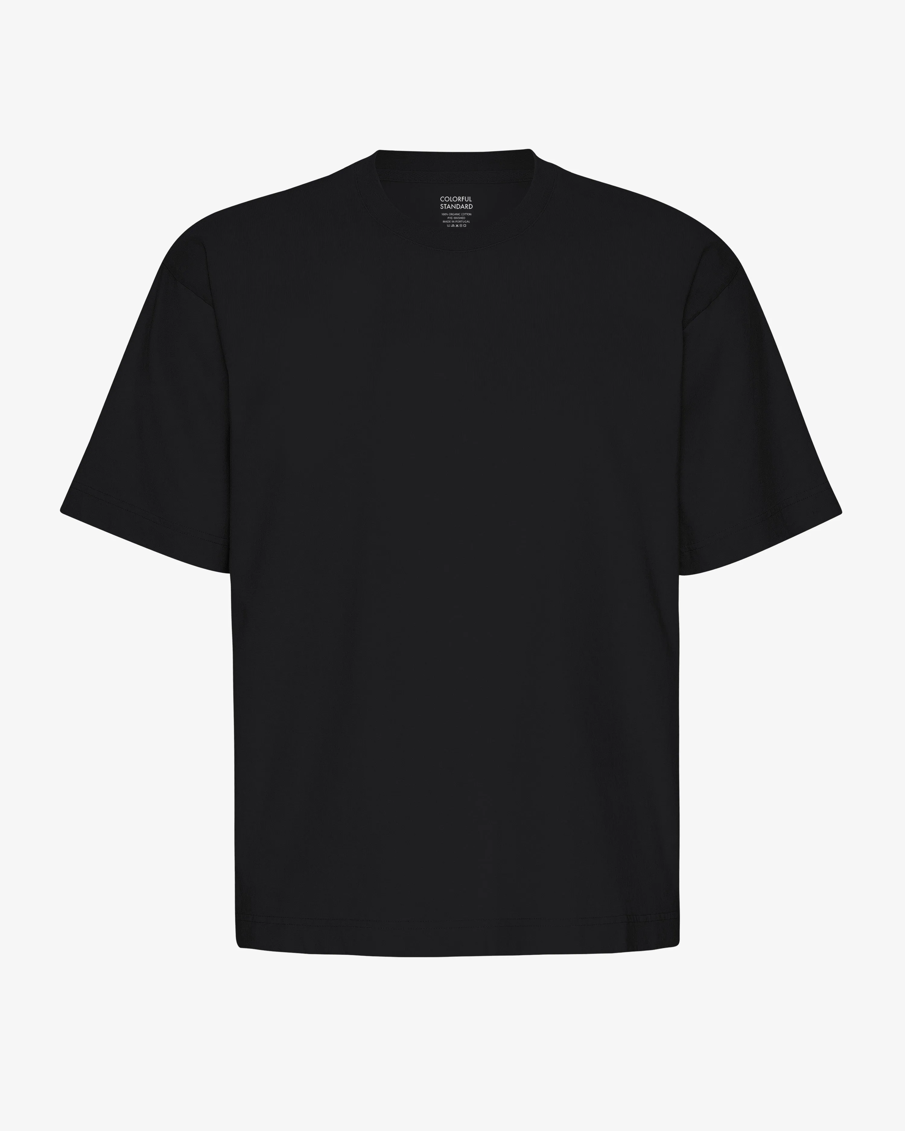 Oversized Organic T-Shirt - Deep Black sold by Colorful Standard