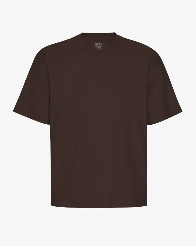 Oversized Organic T-Shirt - Coffee Brown sold by Colorful Standard