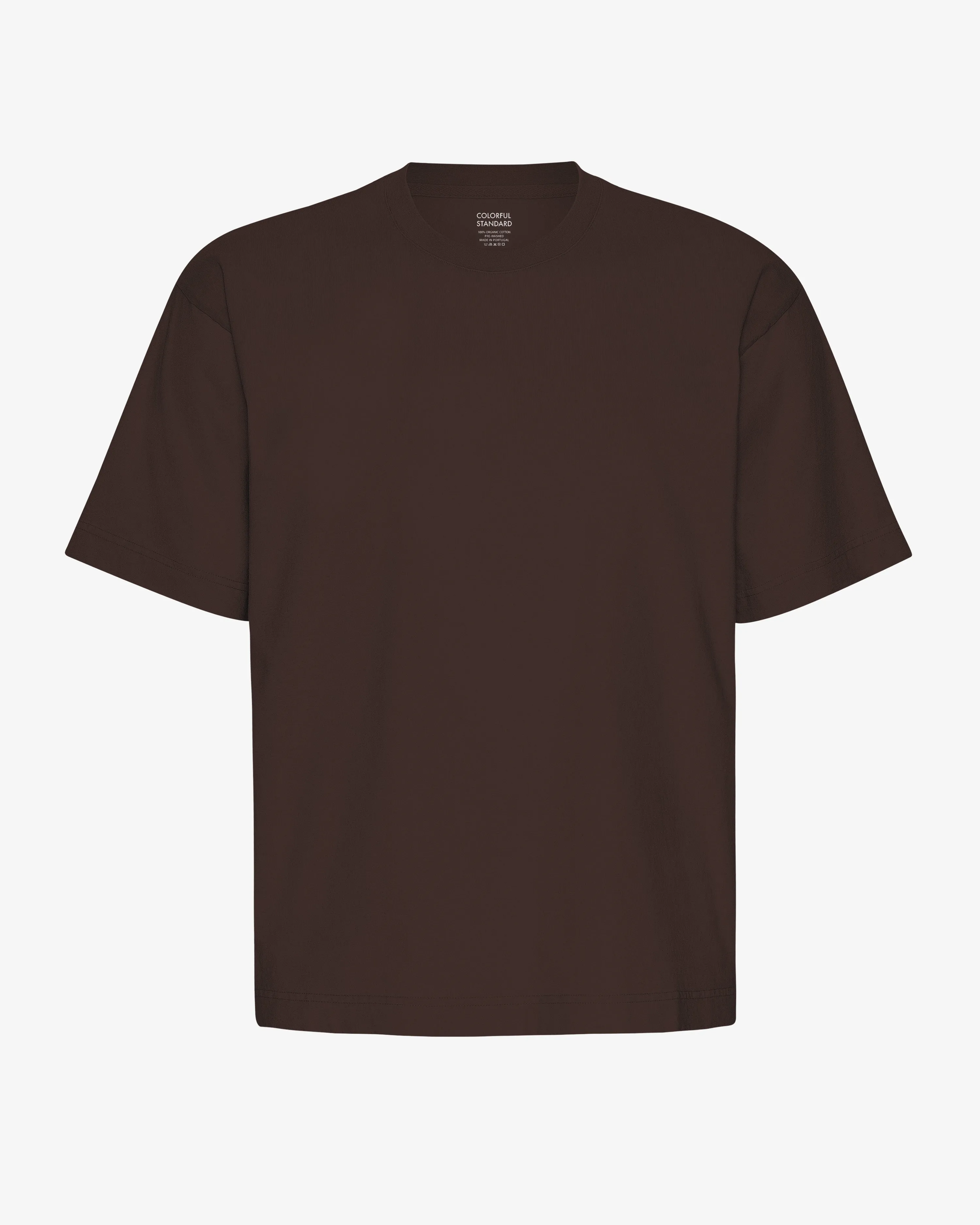 Oversized Organic T-Shirt - Coffee Brown sold by Colorful Standard