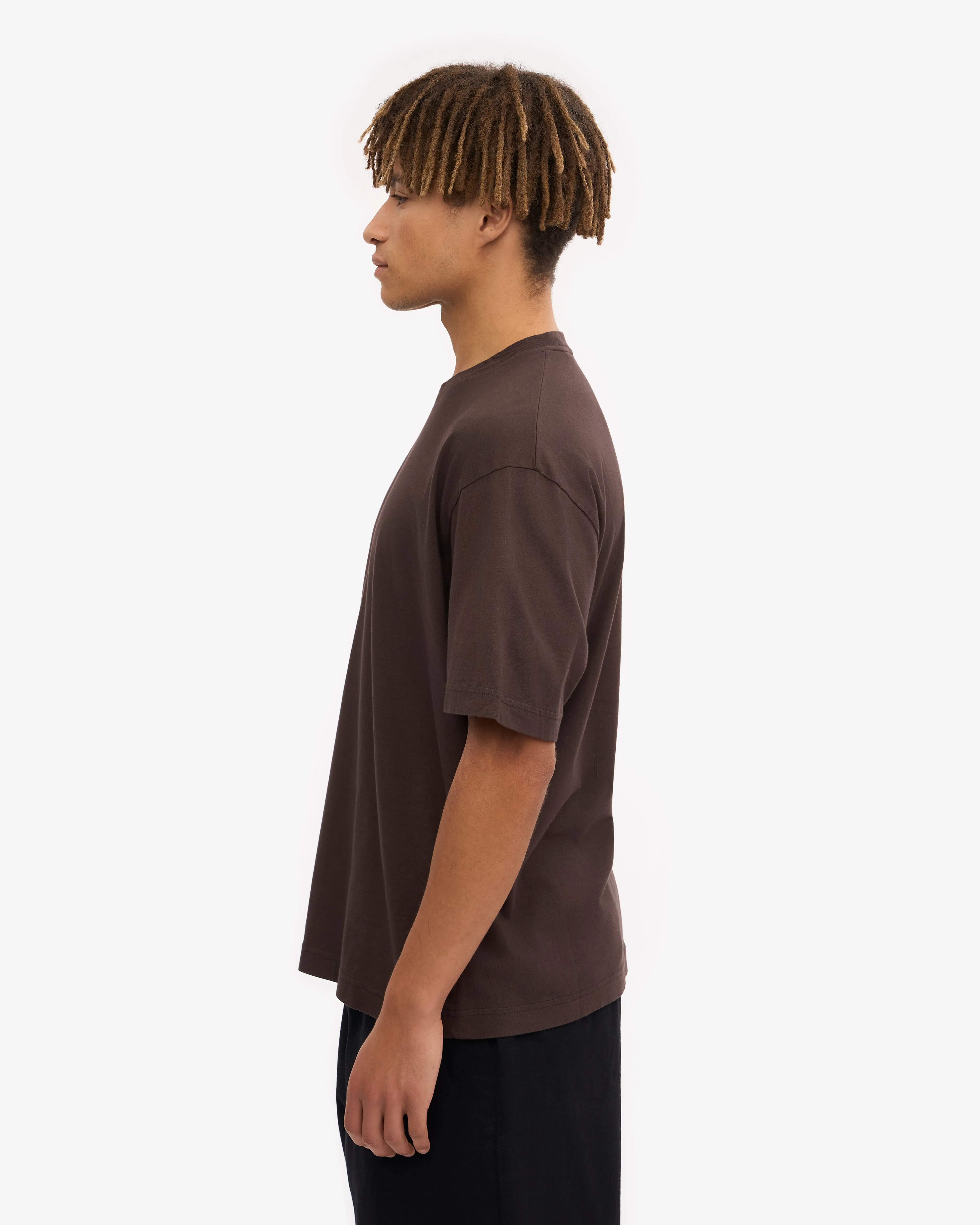 Oversized Organic T-Shirt - Coffee Brown sold by Colorful Standard product image thumbnail 3