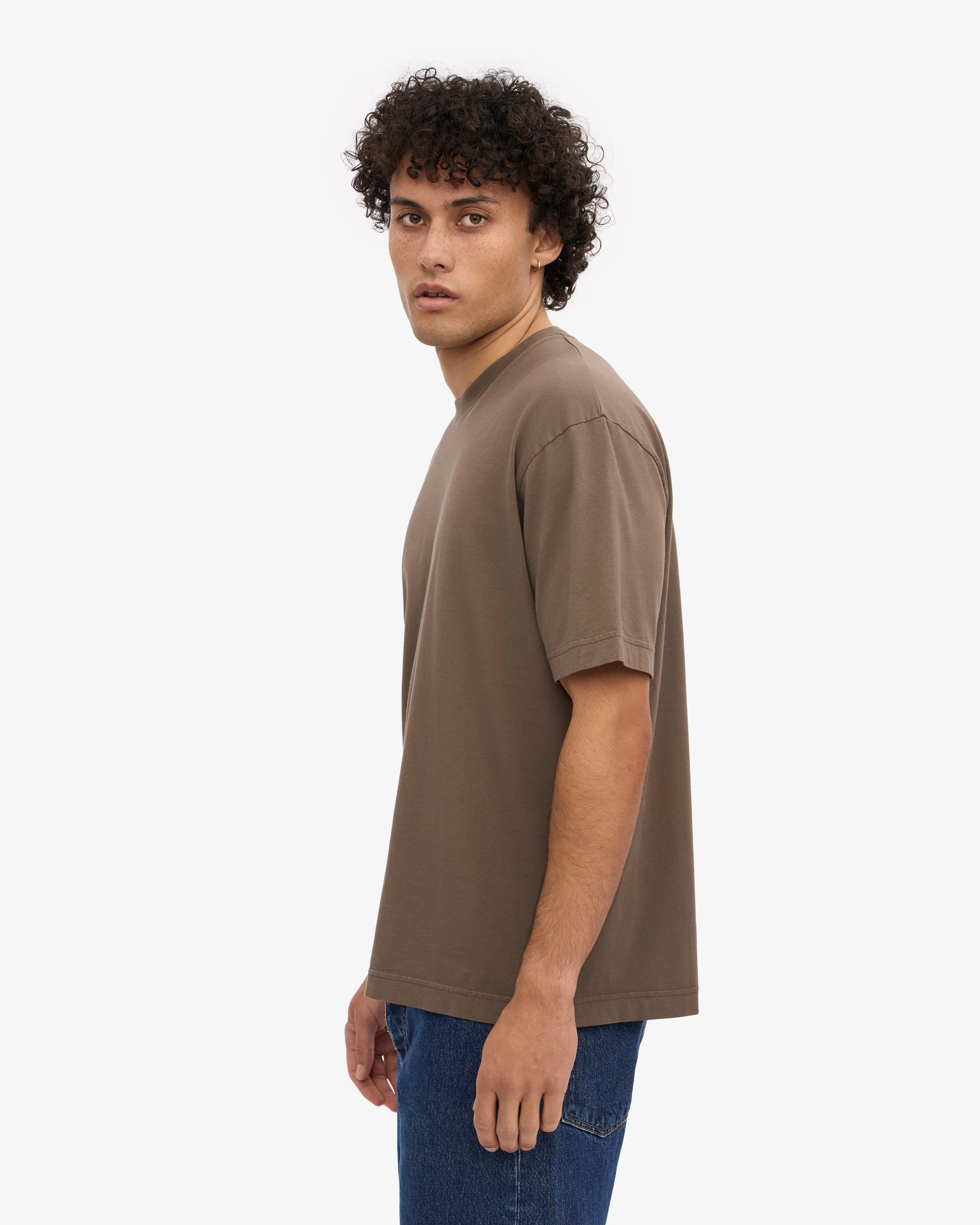 Oversized Organic T-Shirt - Cedar Brown sold by Colorful Standard product image thumbnail 3