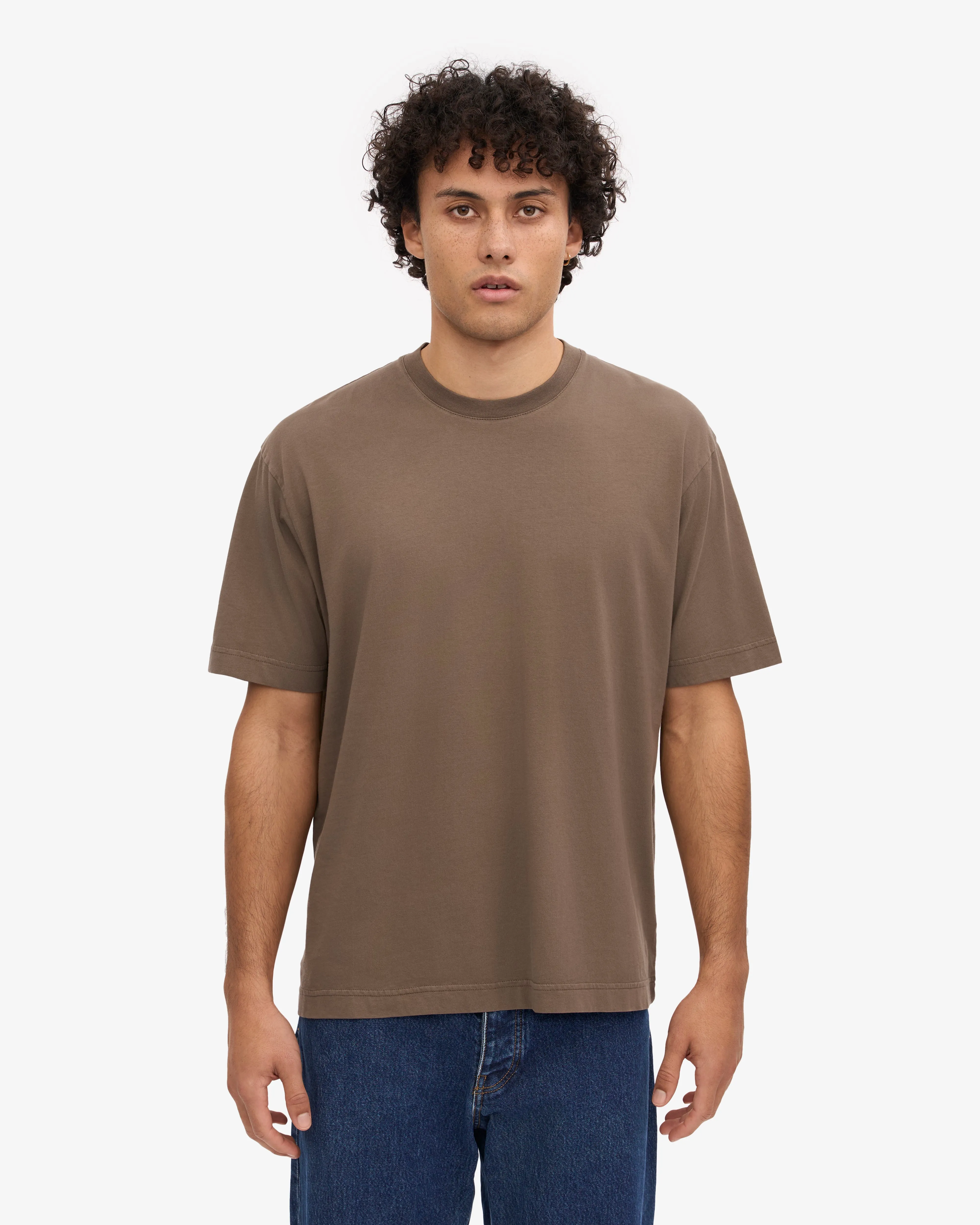 Oversized Organic T-Shirt - Cedar Brown sold by Colorful Standard product image thumbnail 2