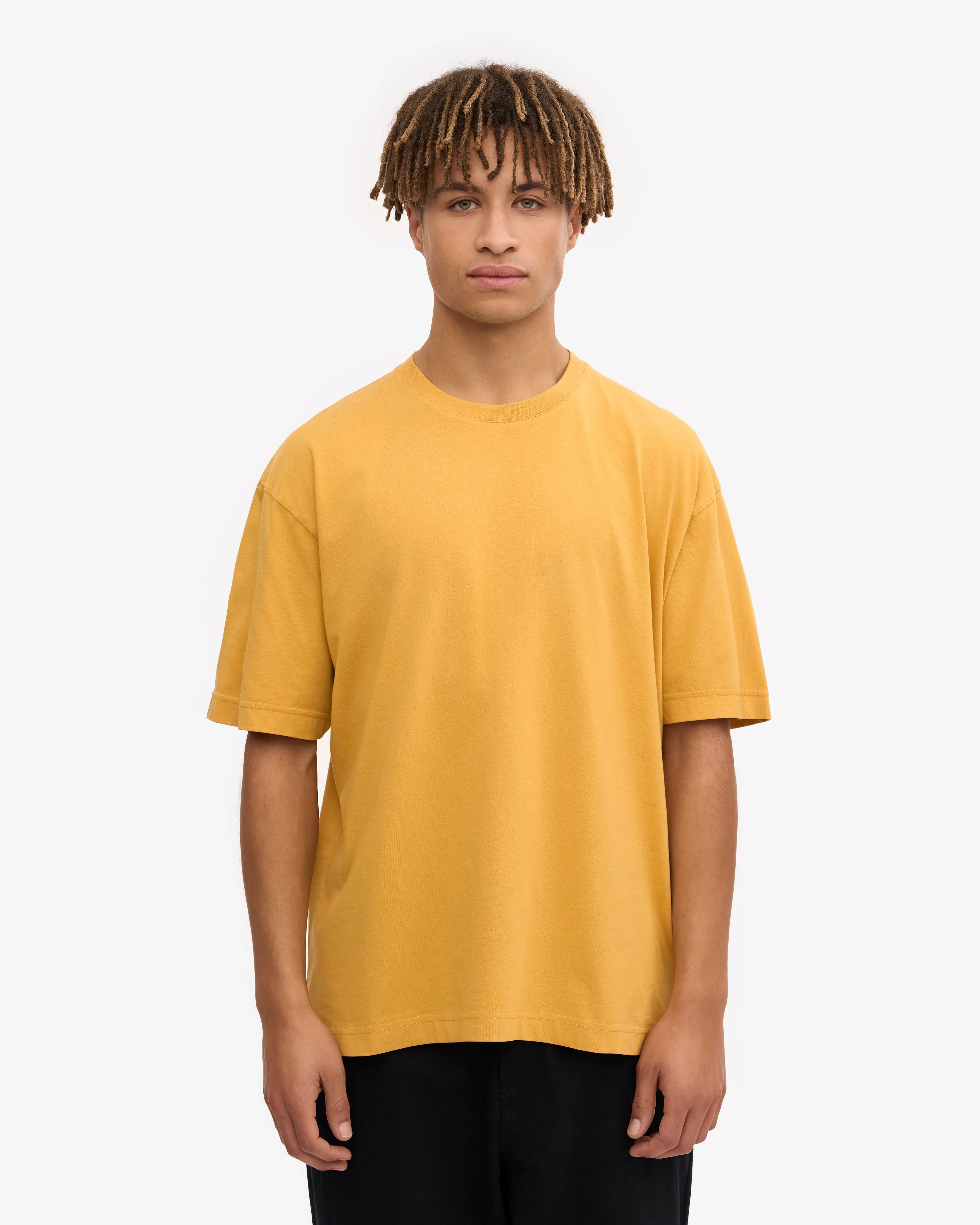 Oversized Organic T-Shirt - Burned Yellow sold by Colorful Standard product image thumbnail 2