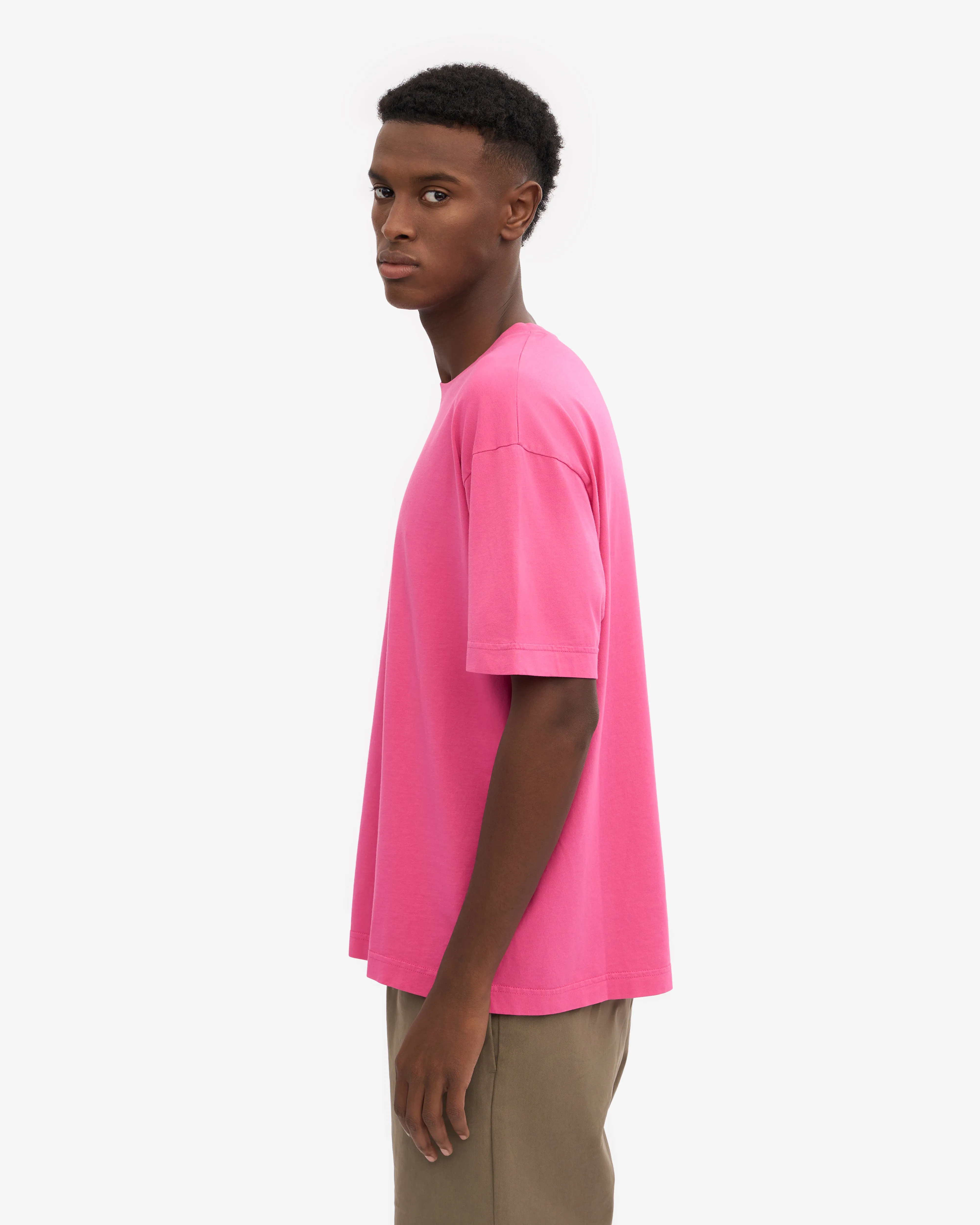 Oversized Organic T-Shirt - Bubblegum Pink sold by Colorful Standard product image thumbnail 3