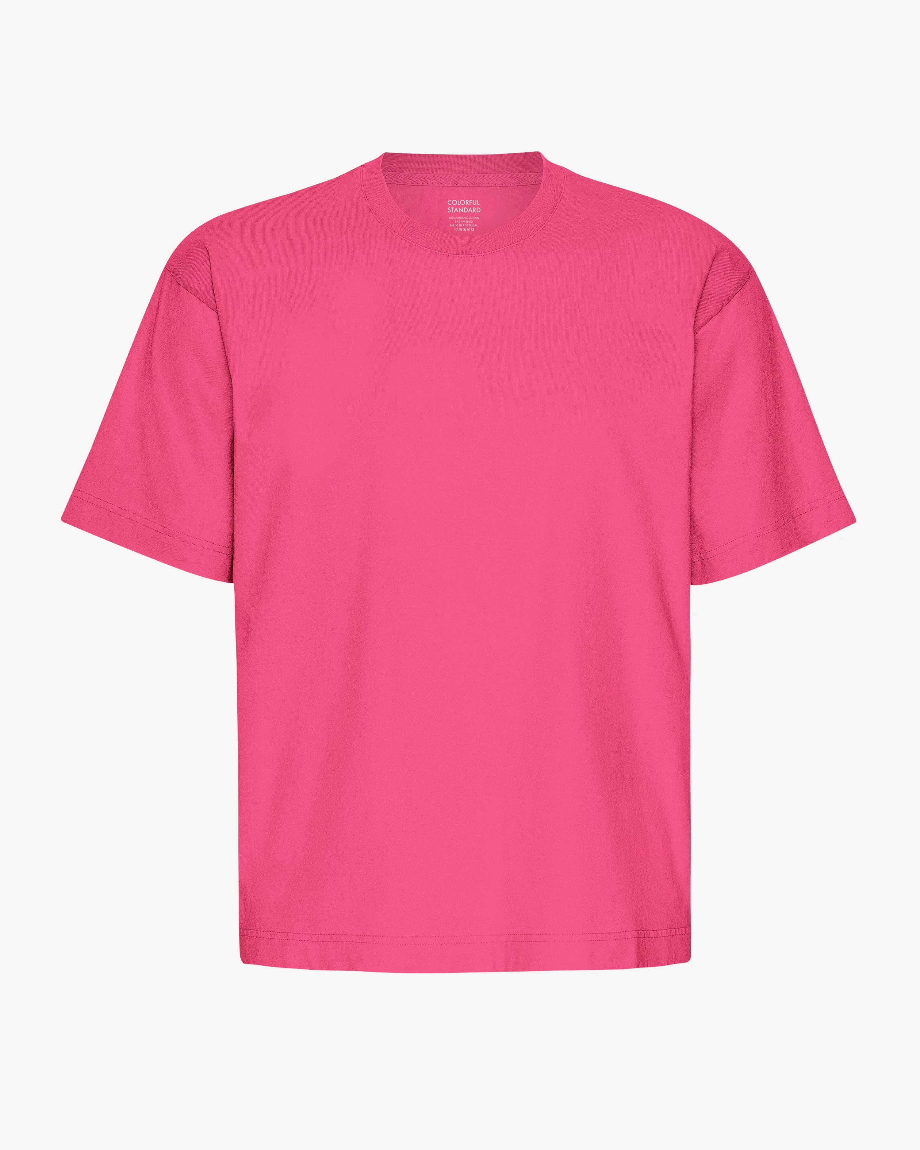 Oversized Organic T-Shirt - Bubblegum Pink sold by Colorful Standard