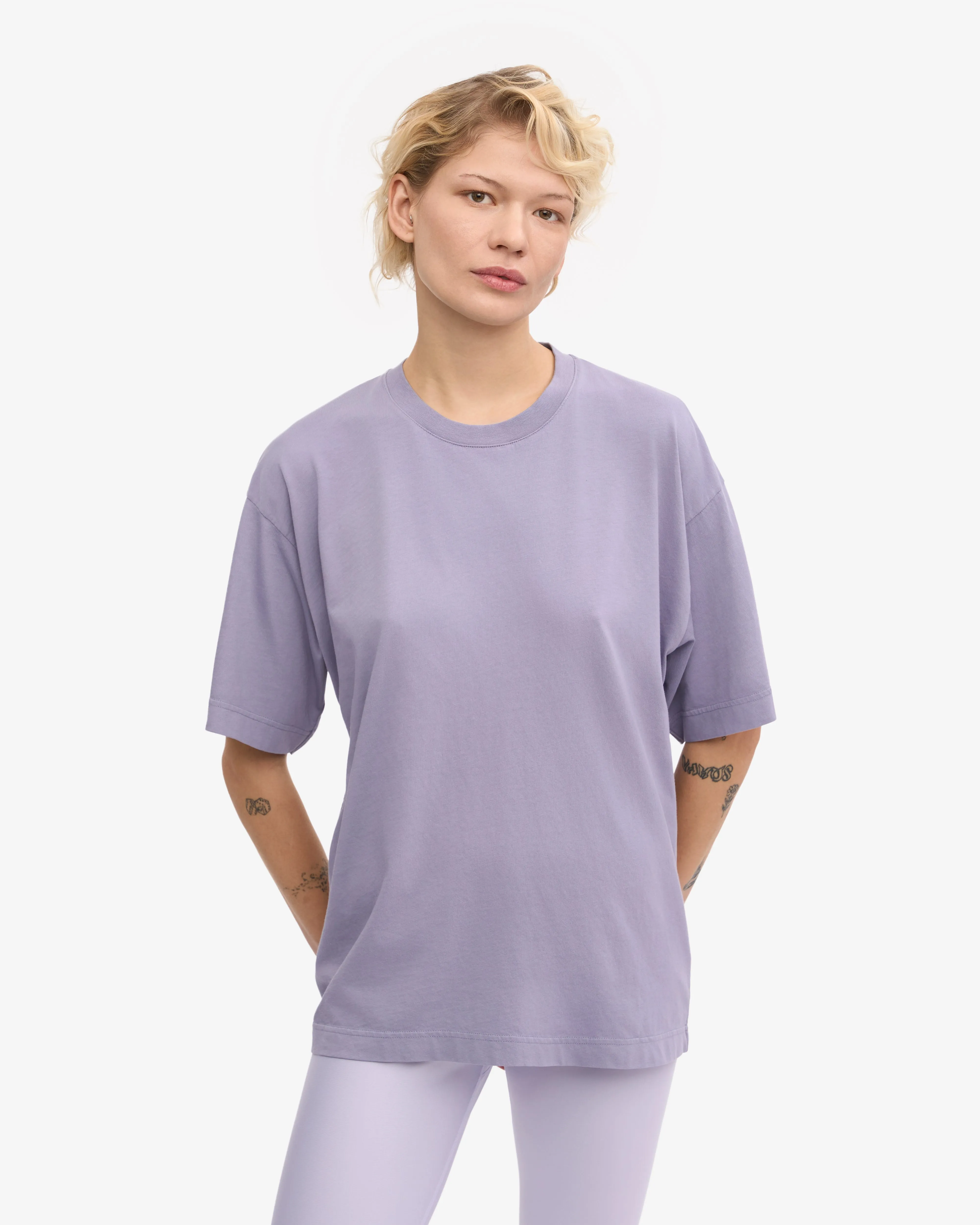 Oversized Organic T-Shirt - Purple Jade sold by Colorful Standard product image thumbnail 2
